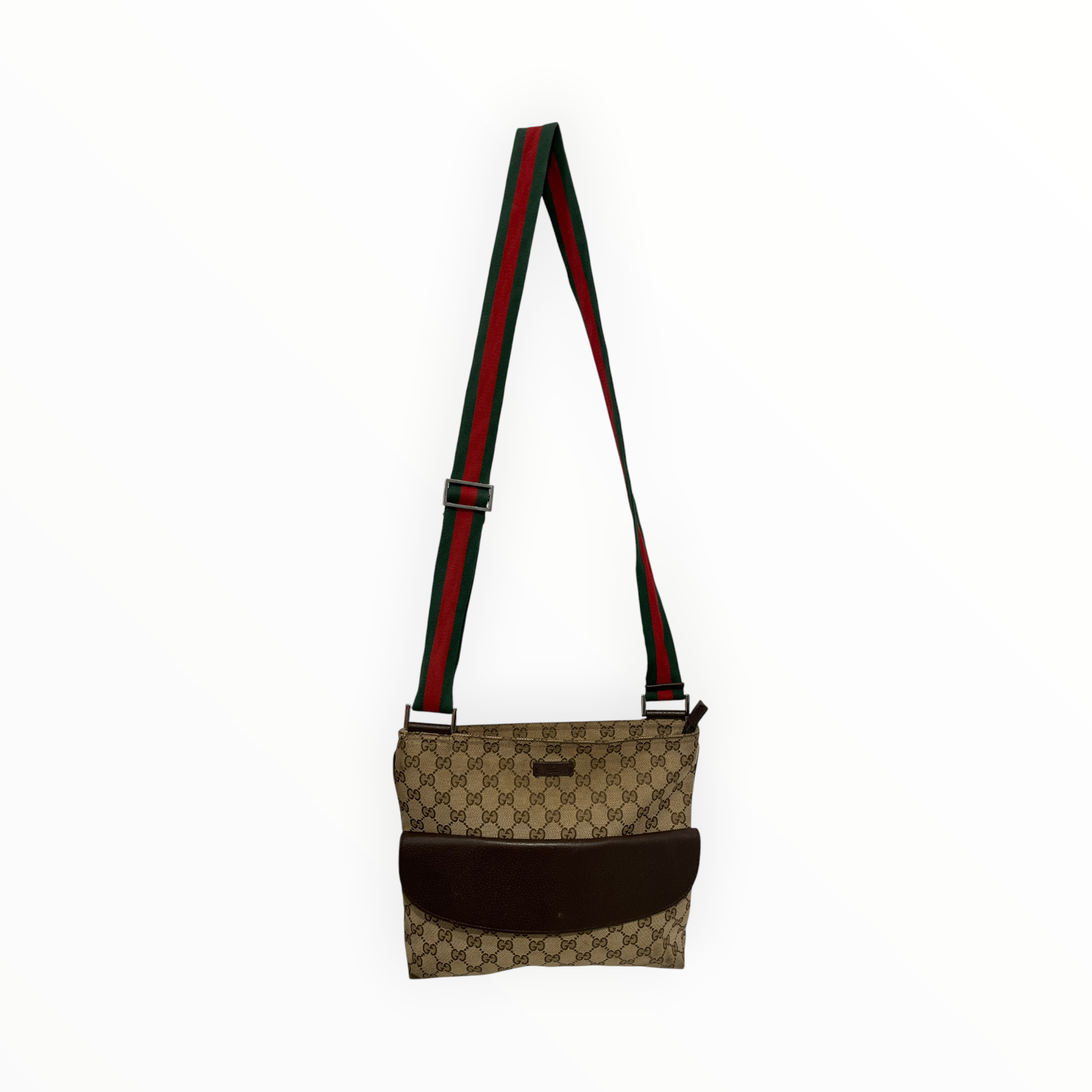 GUCCI/Cross Body Bag/Monogram/Cotton/CML/MT3MG26 view 1