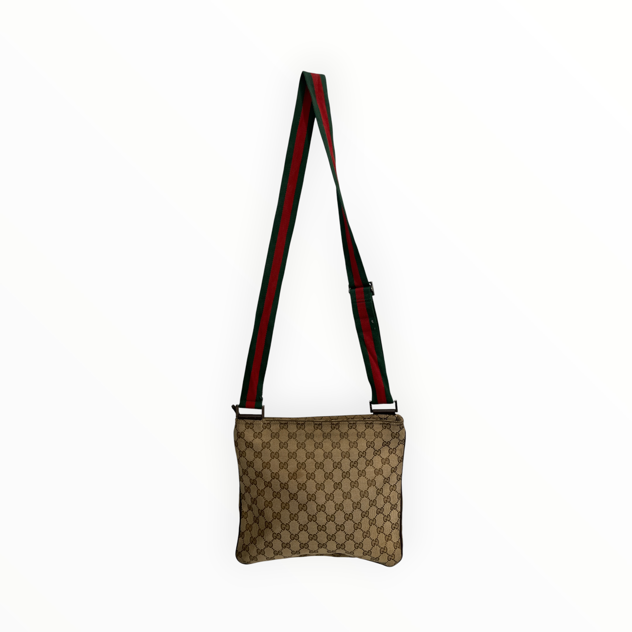 GUCCI/Cross Body Bag/Monogram/Cotton/CML/MT3MG26 view 2