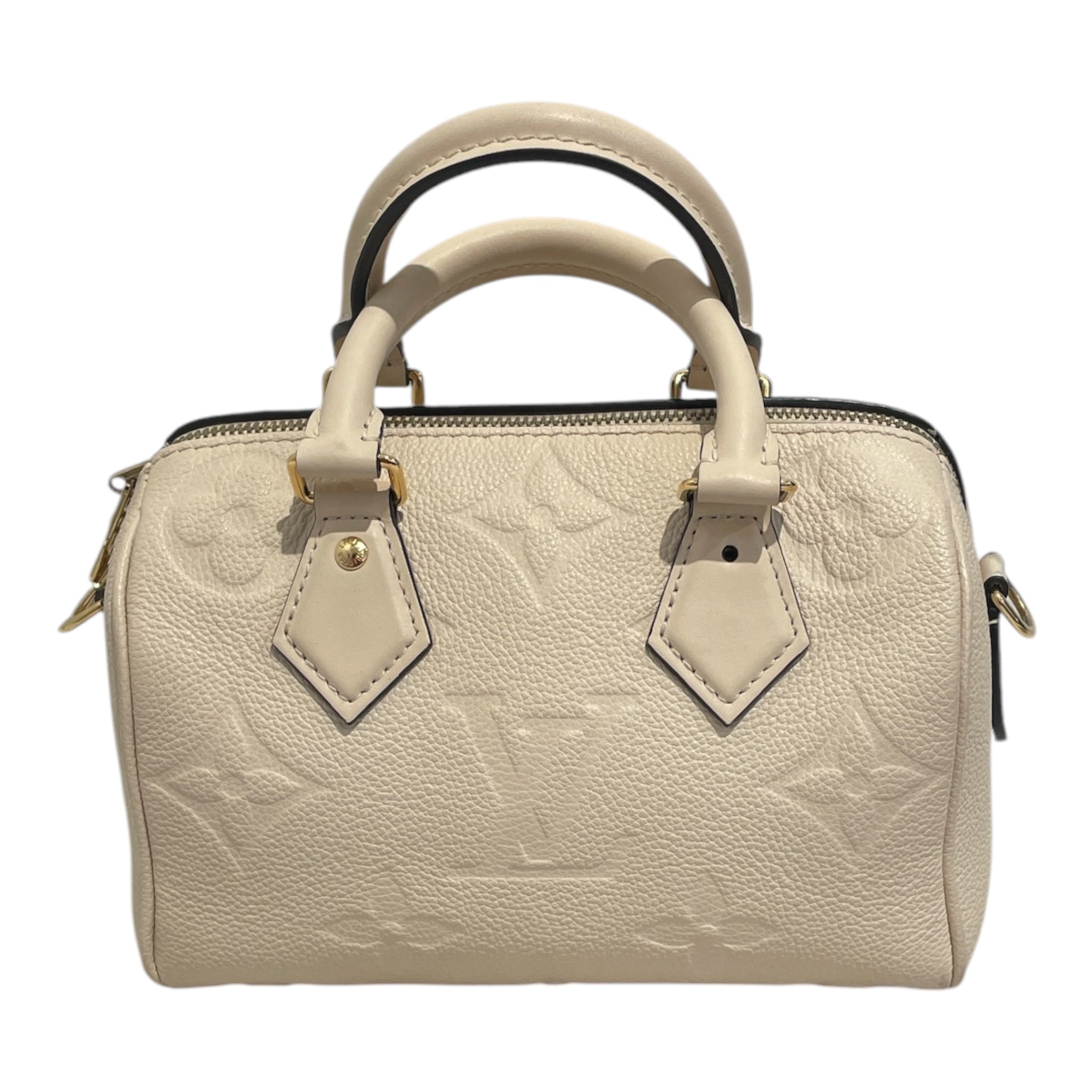 LOUIS VUITTON/Hand Bag/Monogram/Leather/CRM/SPEEDY BANDOULIERE 25 view 2