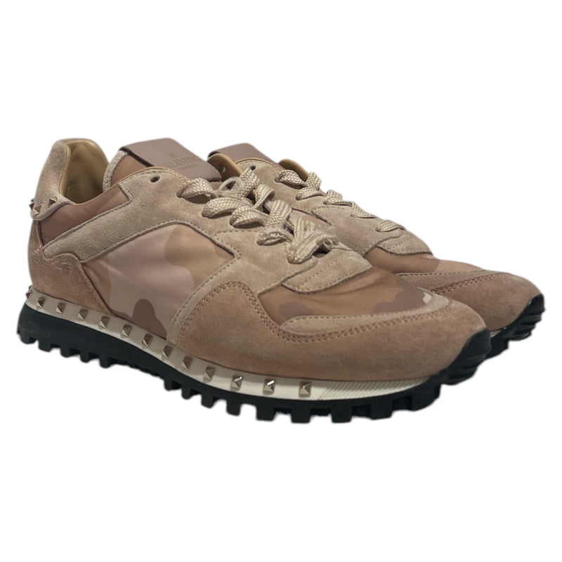 VALENTINO/Low-Sneakers/US 7/Suede/PNK/Valentino studded shoes