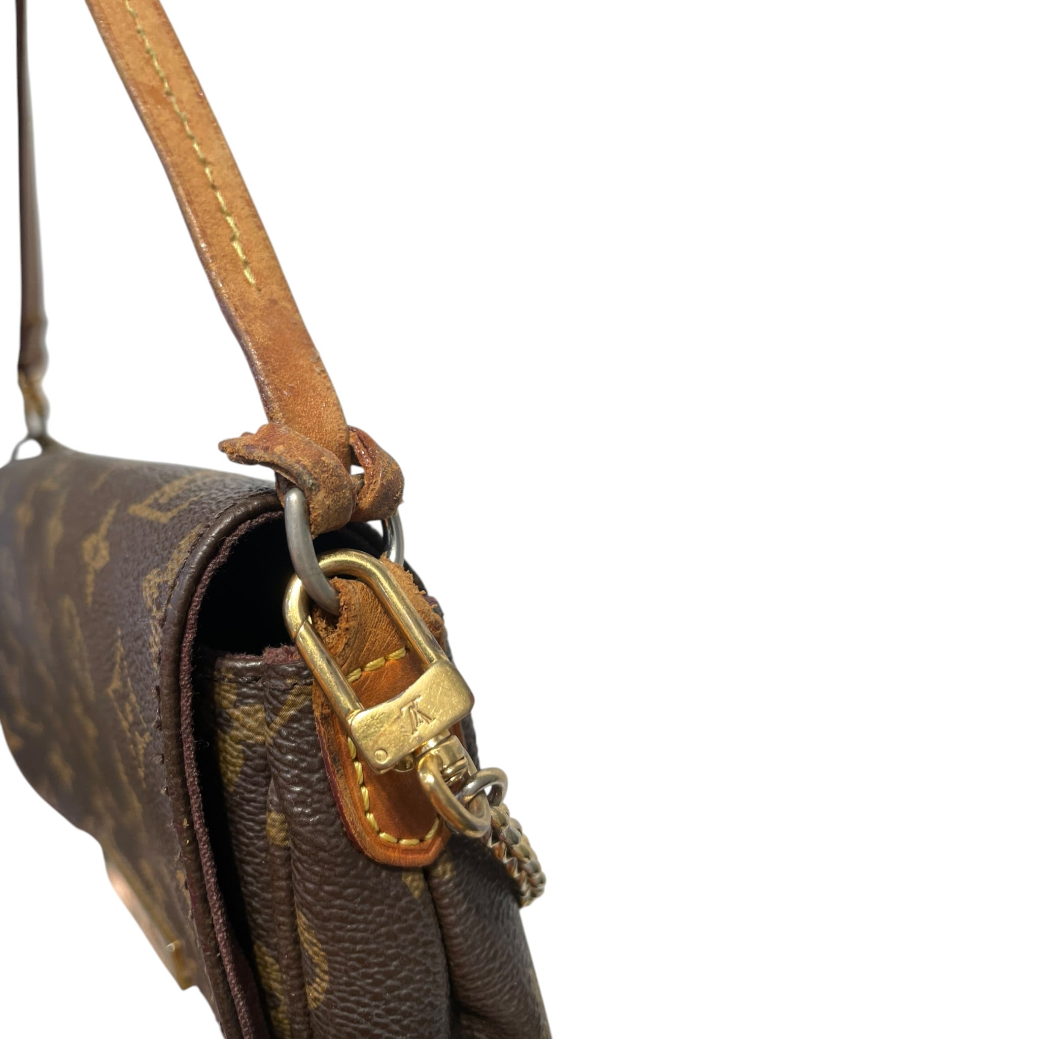 LOUIS VUITTON/Clutch Bag/Monogram/Leather/BRW/clutch bag view 7