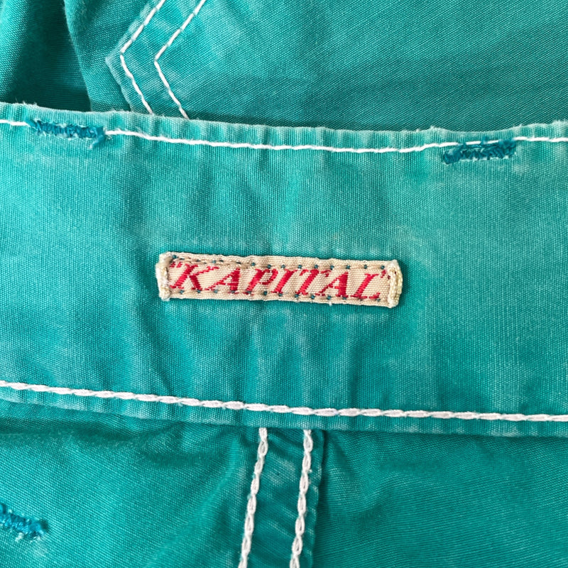KAPITAL/Shorts/M/Cotton/BLU/teal shorts
