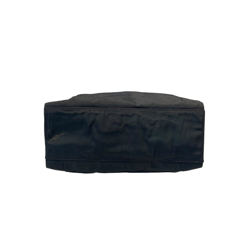 GUCCI/Tote Bag/Nylon/BLK/NYLON METAL HANDLE TOTE