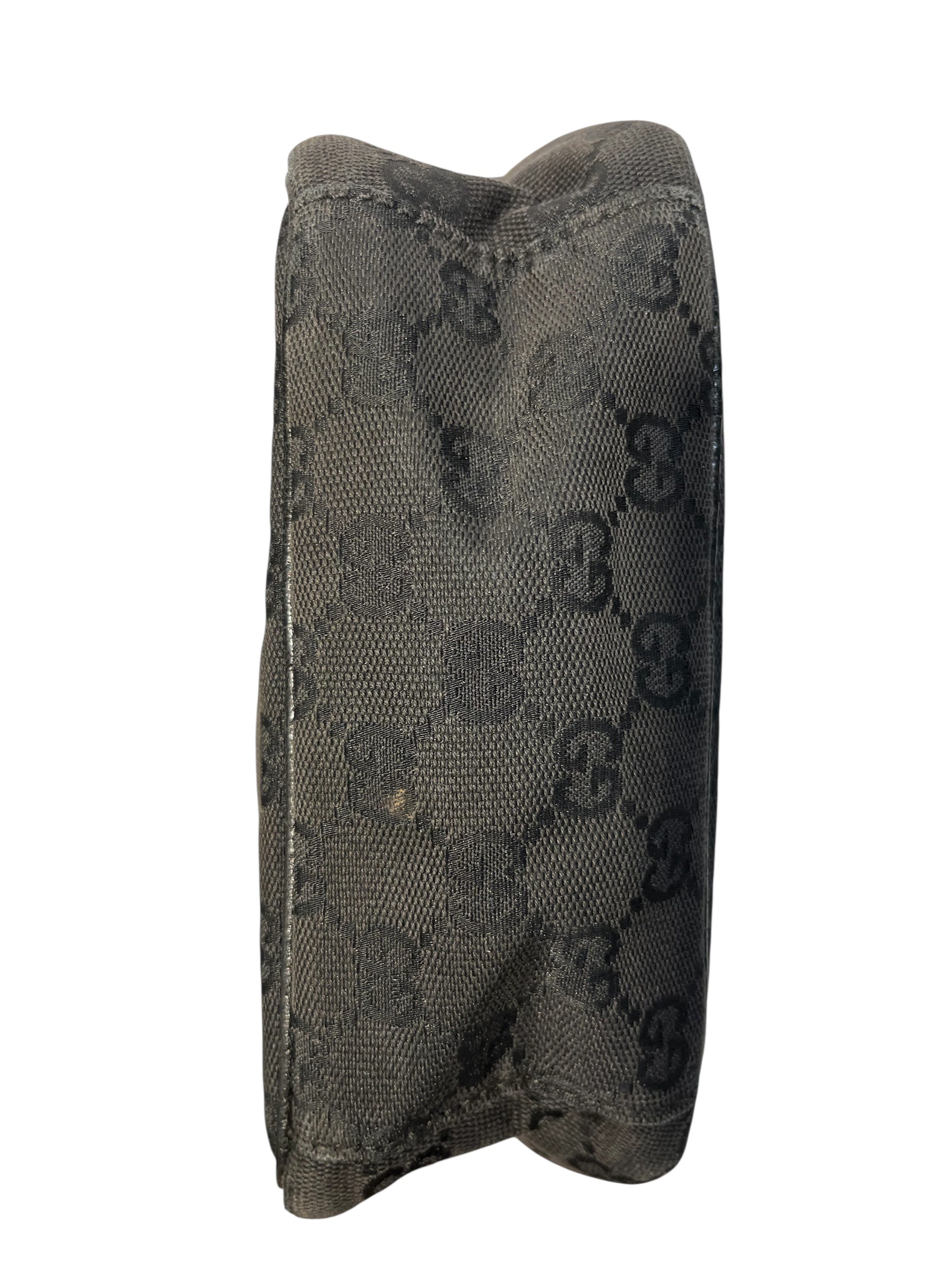 GUCCI/Cross Body Bag/Cotton/BLK/Cross Body view 3