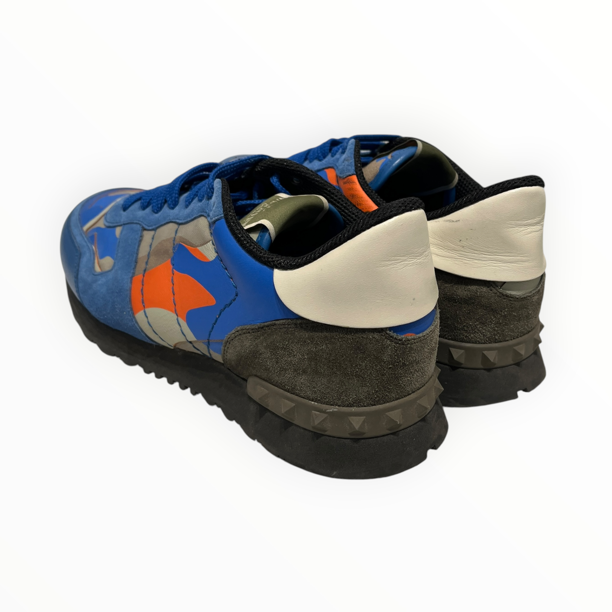 VALENTINO/Low-Sneakers/EU 40/BLU/rock runner blu orange camo view 2