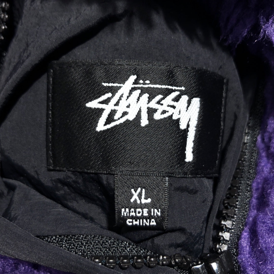 STUSSY/Vest/L/Acrylic/PPL/reversible sherpa vest view 4