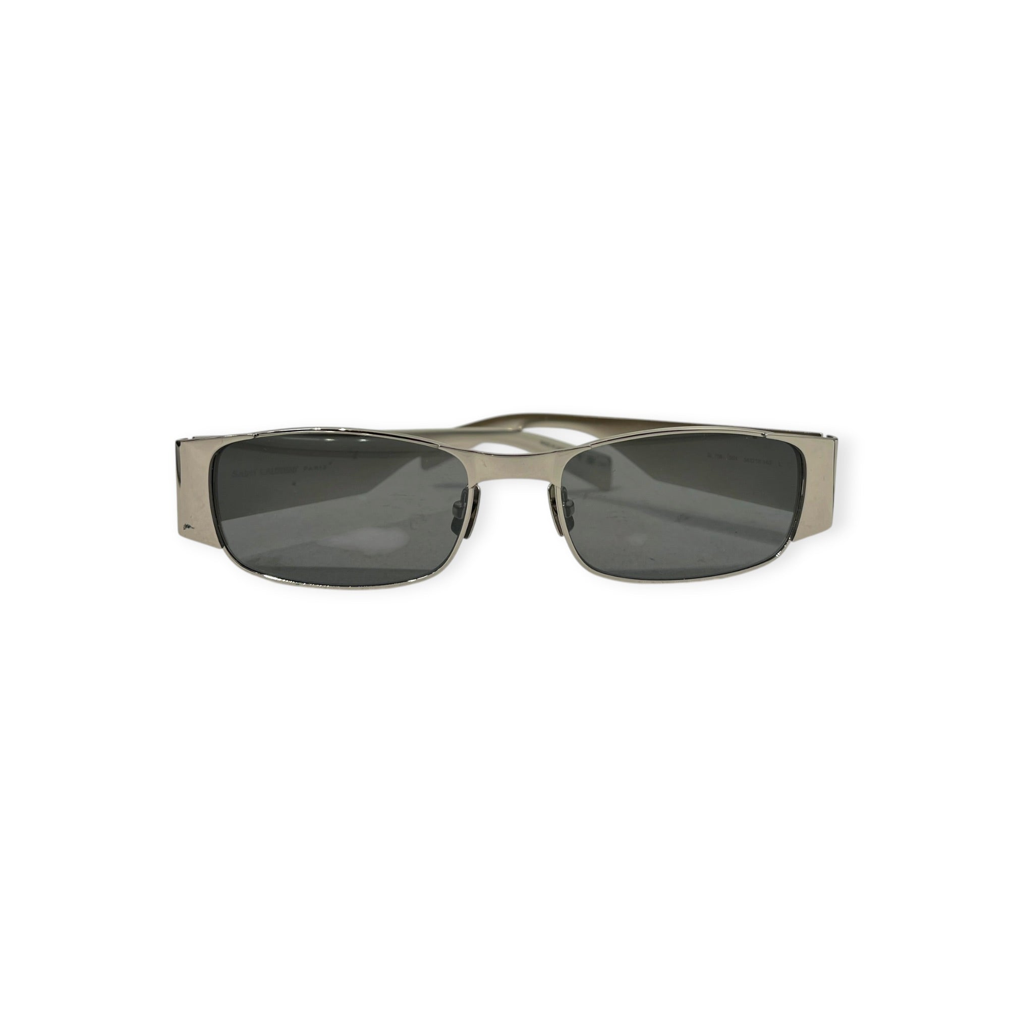 SAINT LAURENT/Sunglasses/Metal/SLV/M's/NARROW FULL SLV view 1