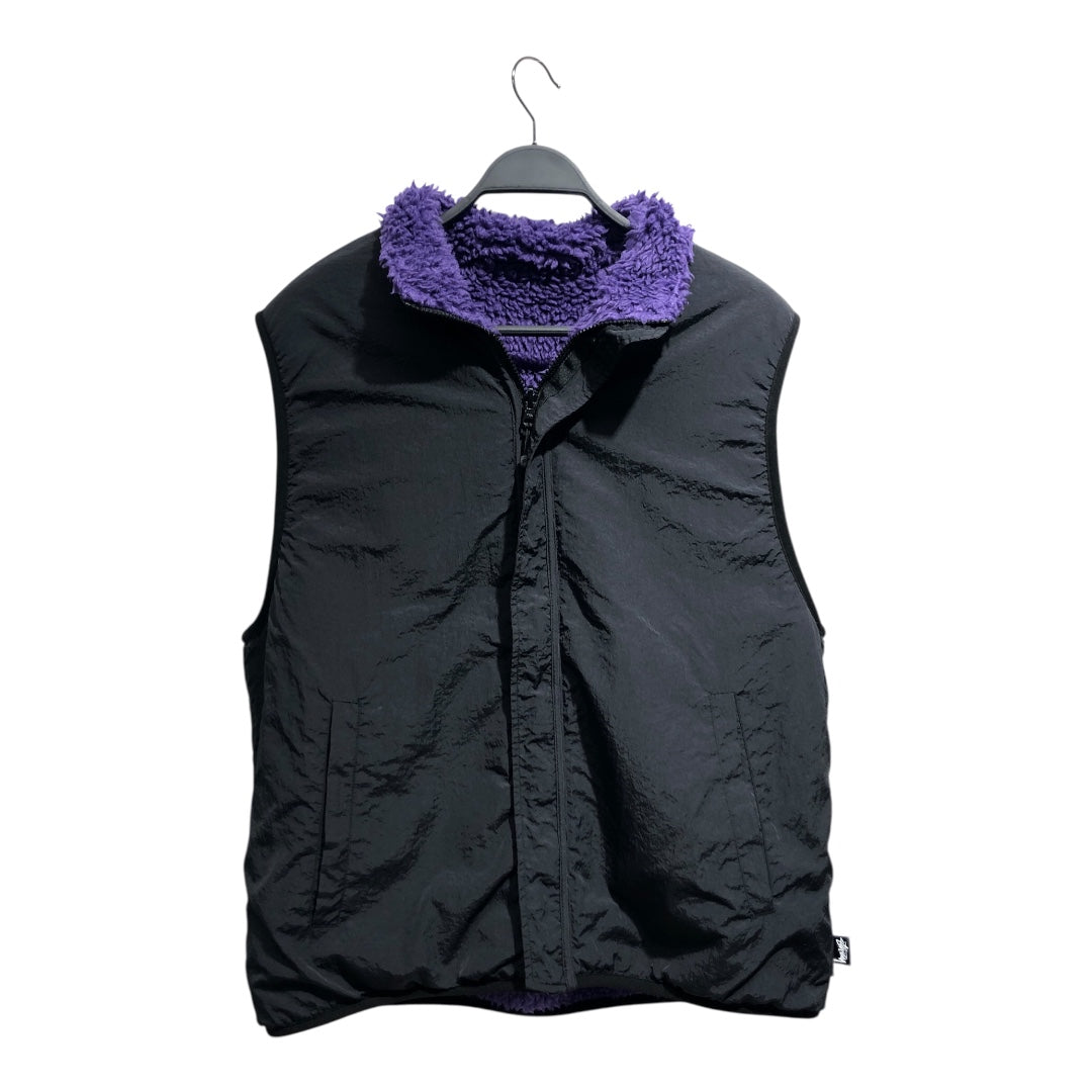 STUSSY/Vest/L/Acrylic/PPL/reversible sherpa vest view 6