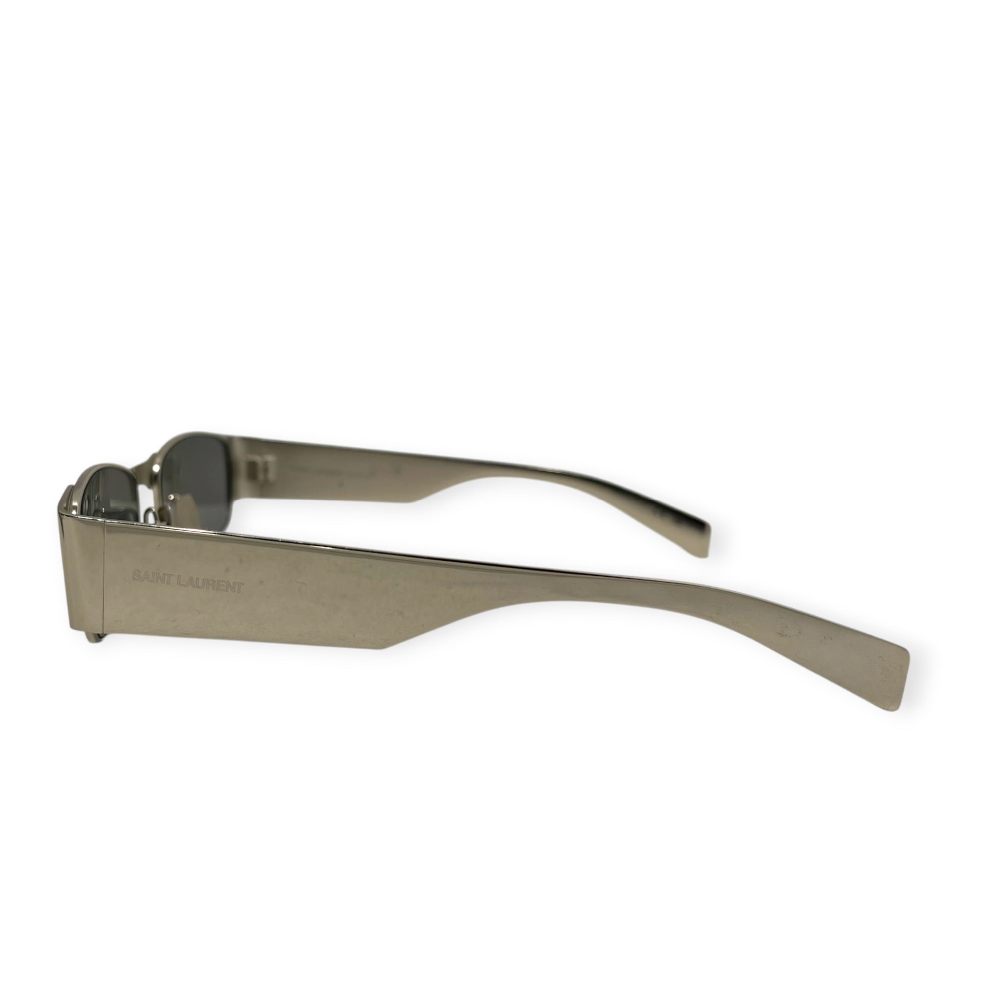 SAINT LAURENT/Sunglasses/Metal/SLV/M's/NARROW FULL SLV view 4
