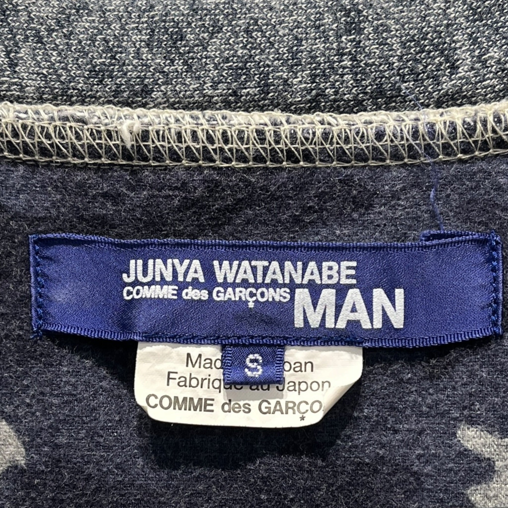 JUNYA WATANABE COMME des GARCONS MAN/Cardigan/S/Cotton/IDG/PATCH POCKET KNIT CARDIGAN view 3