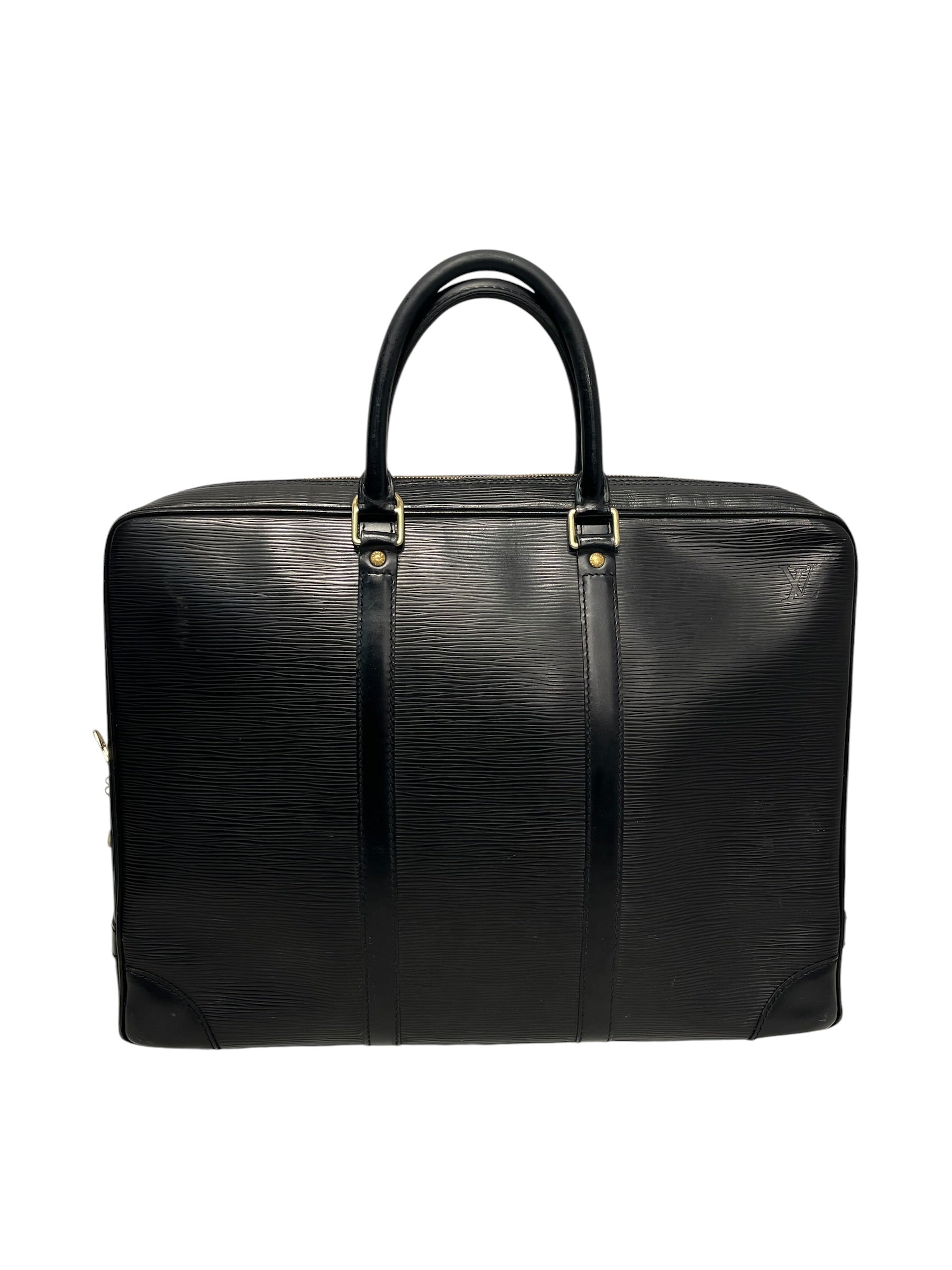 LOUIS VUITTON/Hand Bag/Leather/BLK/EPI LEATHER view 1