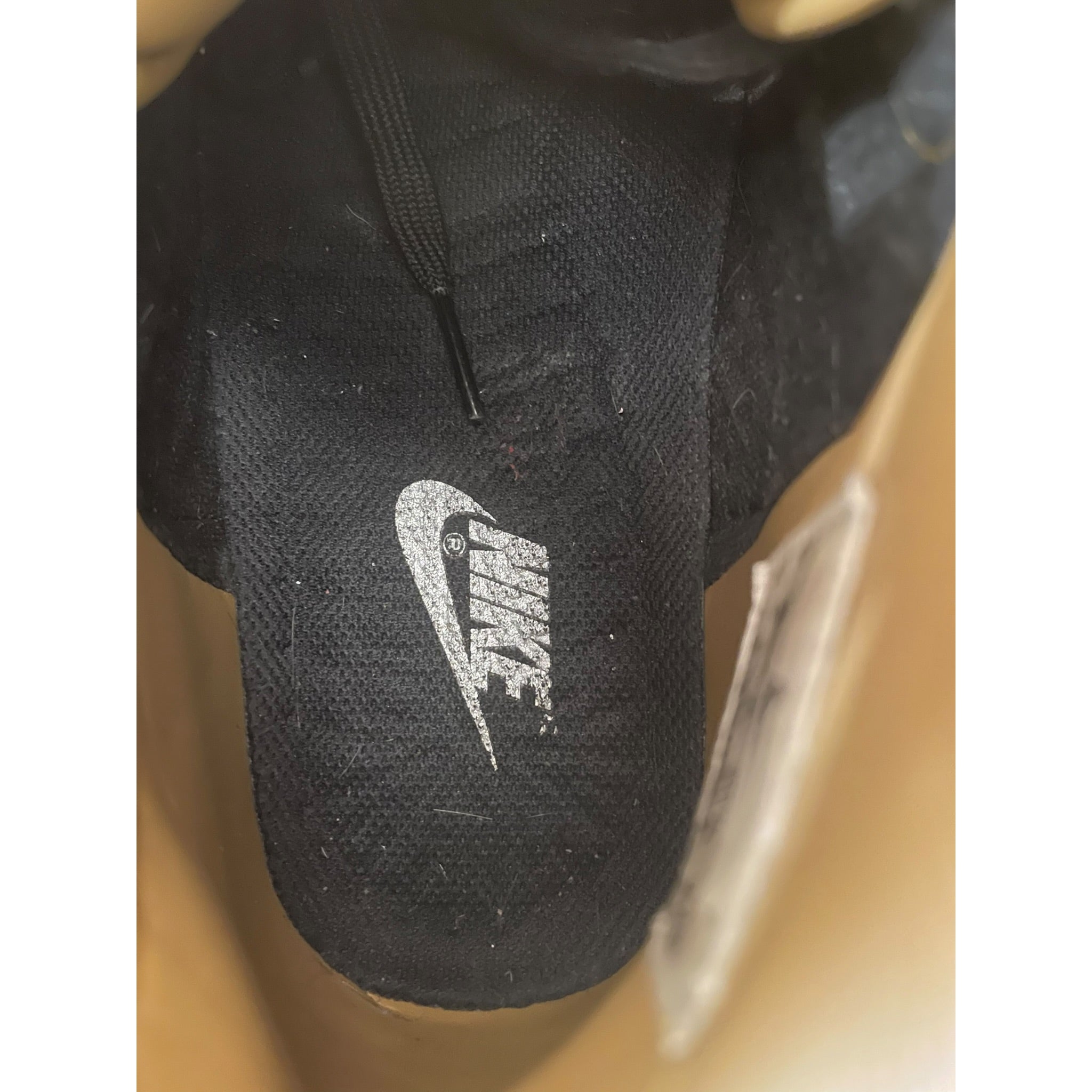 NIKE/Hi-Sneakers/US 9/Animal Pattern/Leather/BLK/Snake Skin view 3