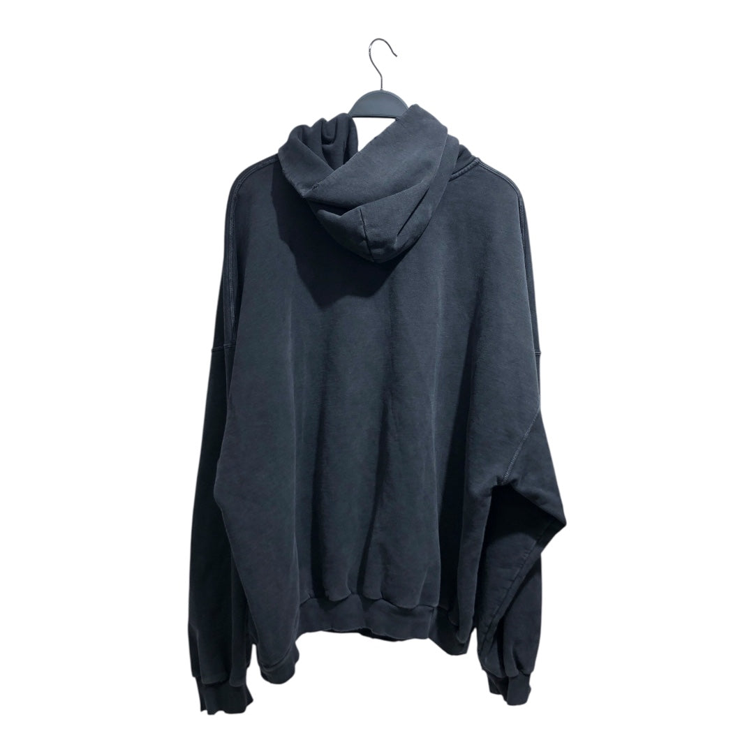 BALENCIAGA/Hoodie/XL/Cotton/GRY/Oversize/Melting Balenciaga Logo view 2