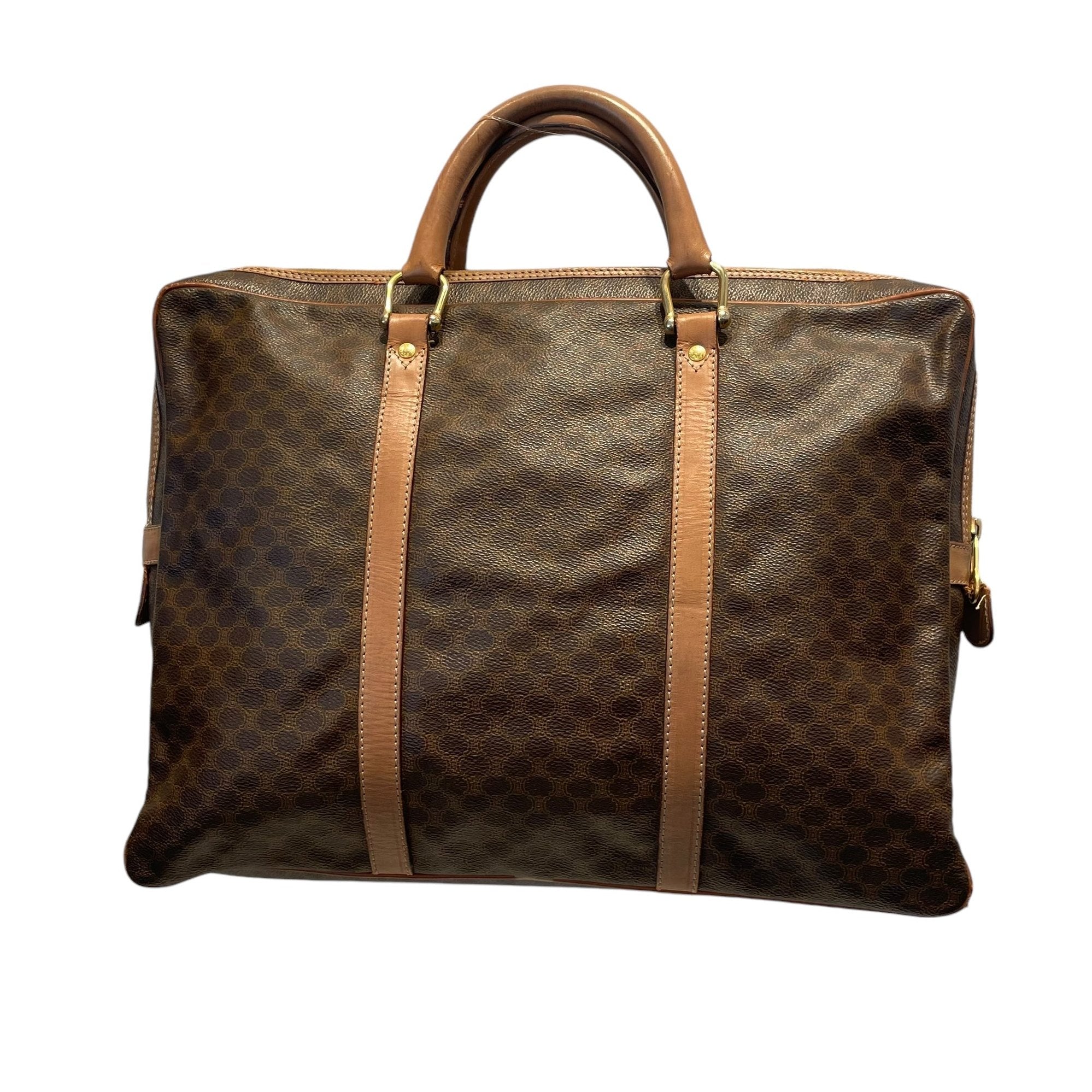 CELINE/Bag/All Over Print/Leather/BRW/LEATHER BADGE ON FRONT view 2