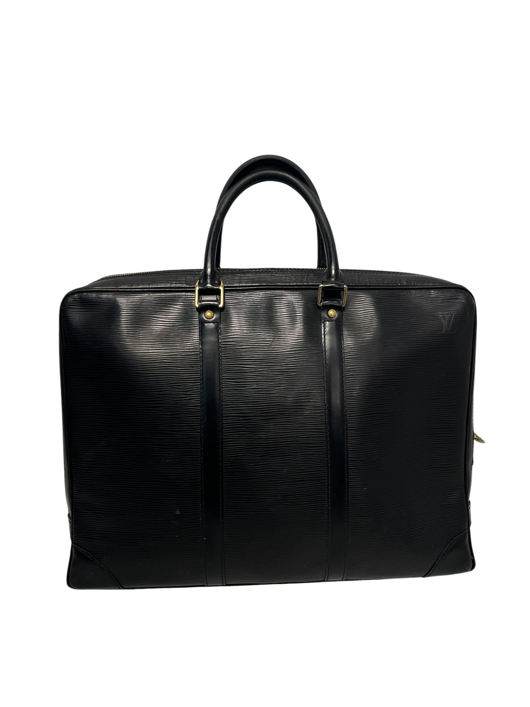 LOUIS VUITTON/Hand Bag/Leather/BLK/EPI LEATHER view 3