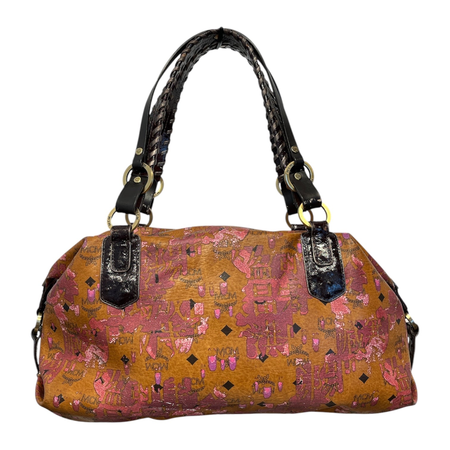 MCM/Hand Bag/Graphic/Leather/CML/PINK GRAPHIC MONOGRAM BAG view 2