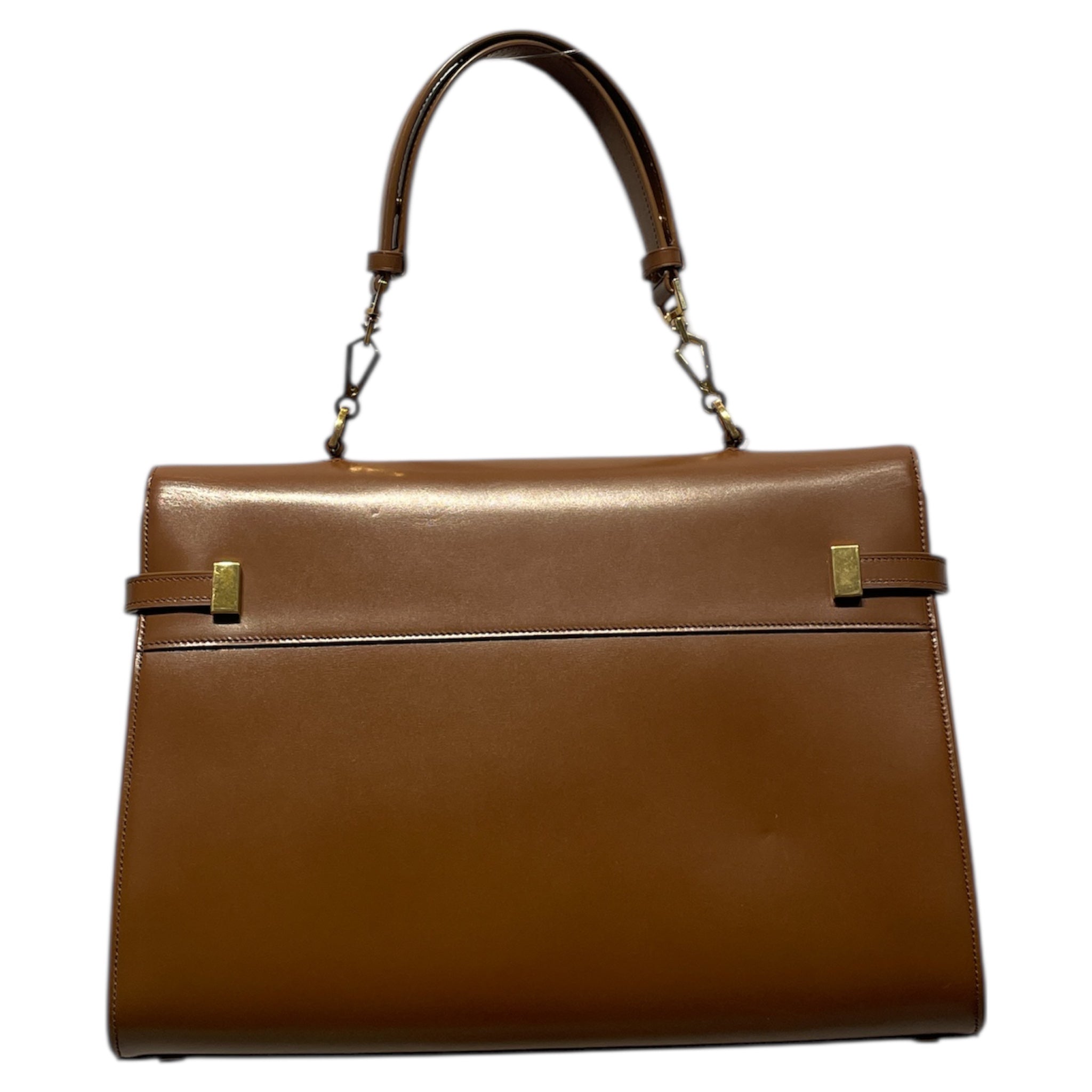 SAINT LAURENT/Hand Bag/Leather/BRW/Manhattan 2023 view 2