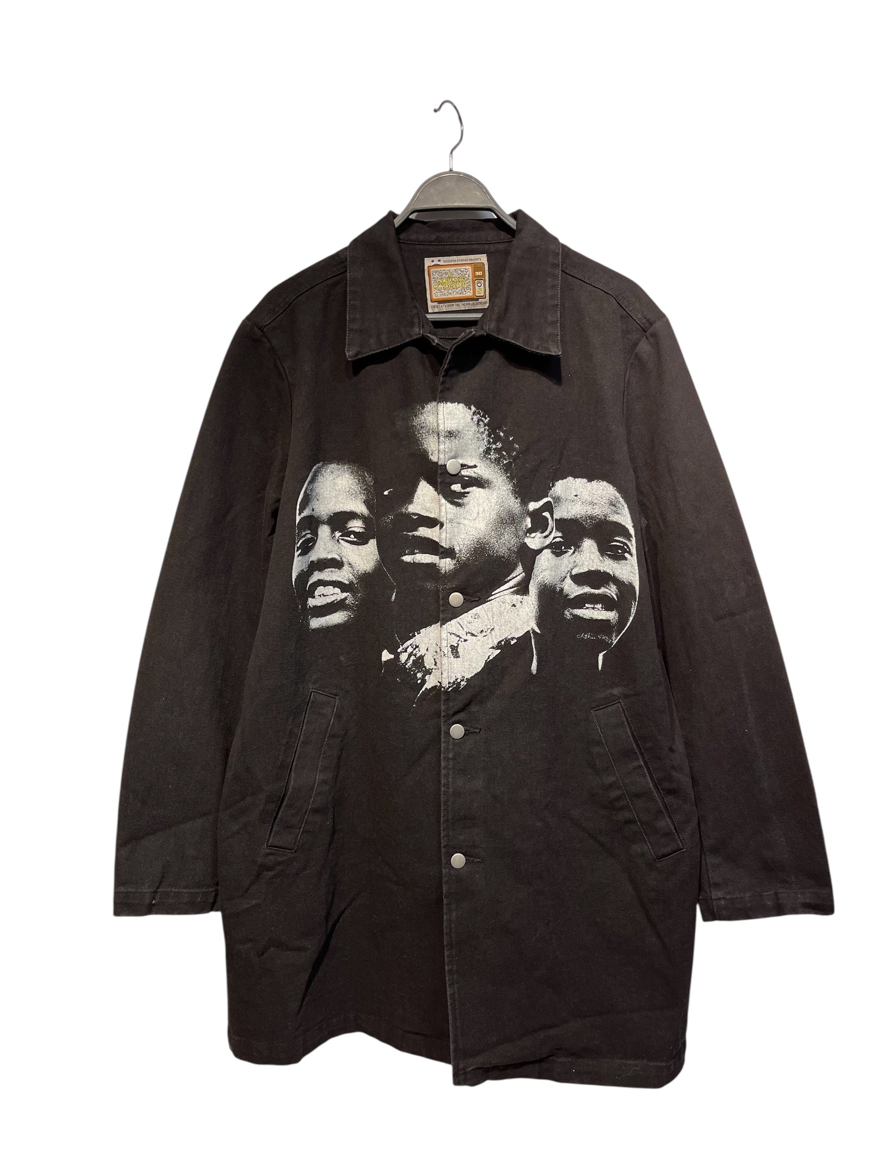 KIDSUPER STUDIOS/LS Shirt/M/Cotton/BLK/ view 1