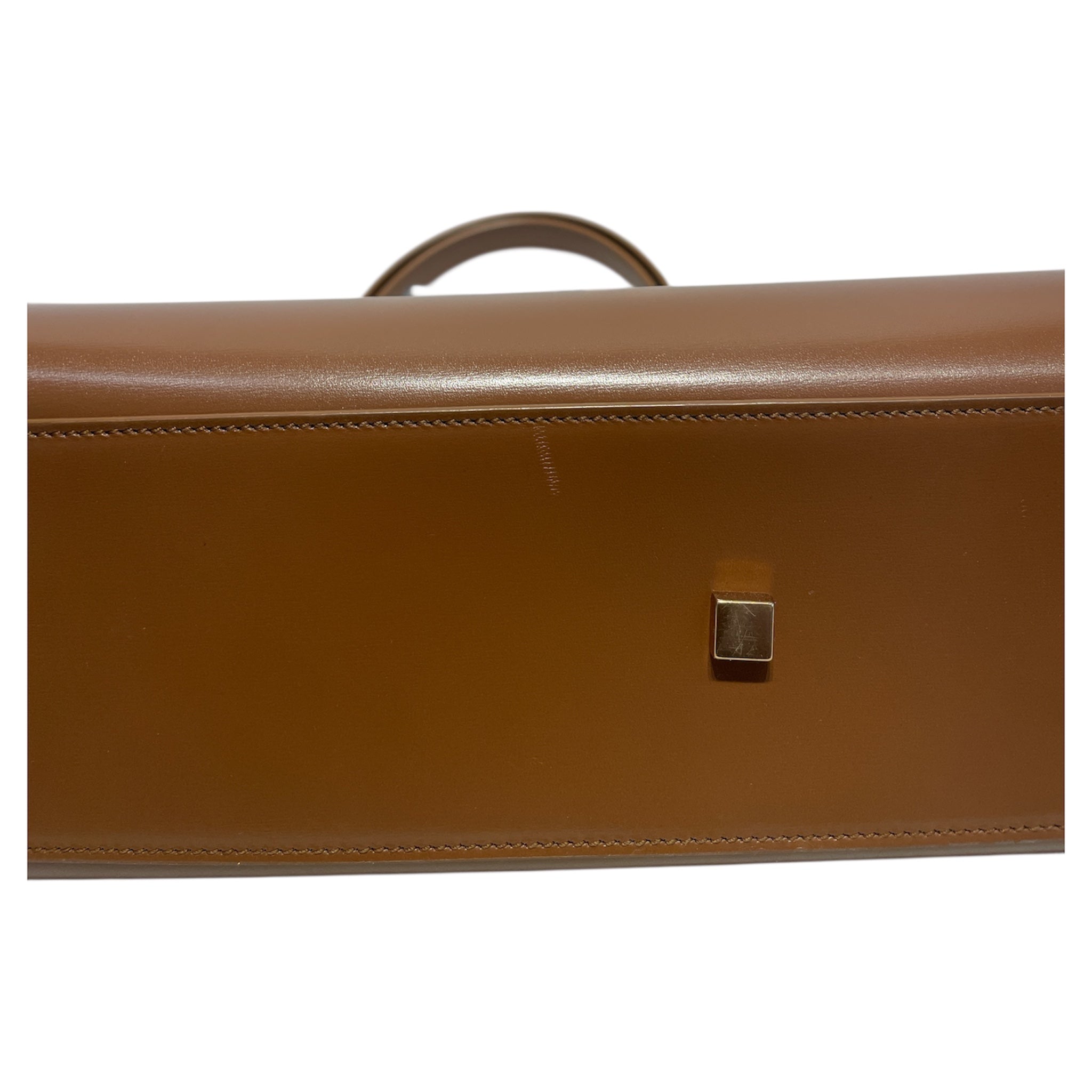 SAINT LAURENT/Hand Bag/Leather/BRW/Manhattan 2023 view 4