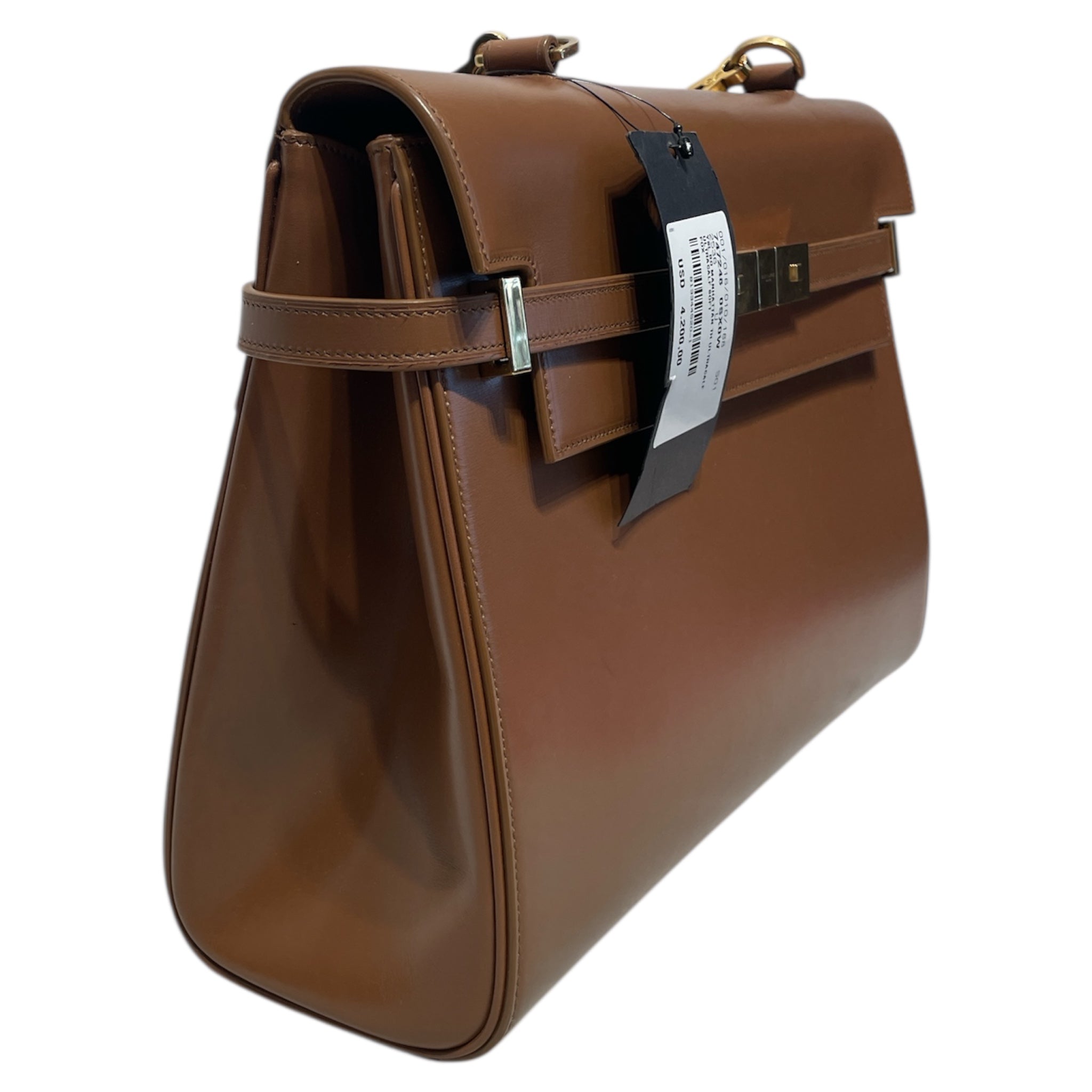 SAINT LAURENT/Hand Bag/Leather/BRW/Manhattan 2023 view 7
