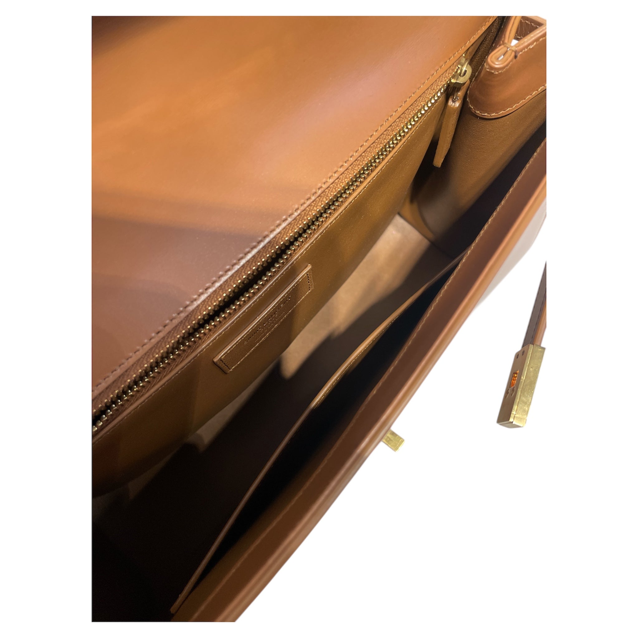 SAINT LAURENT/Hand Bag/Leather/BRW/Manhattan 2023 view 5