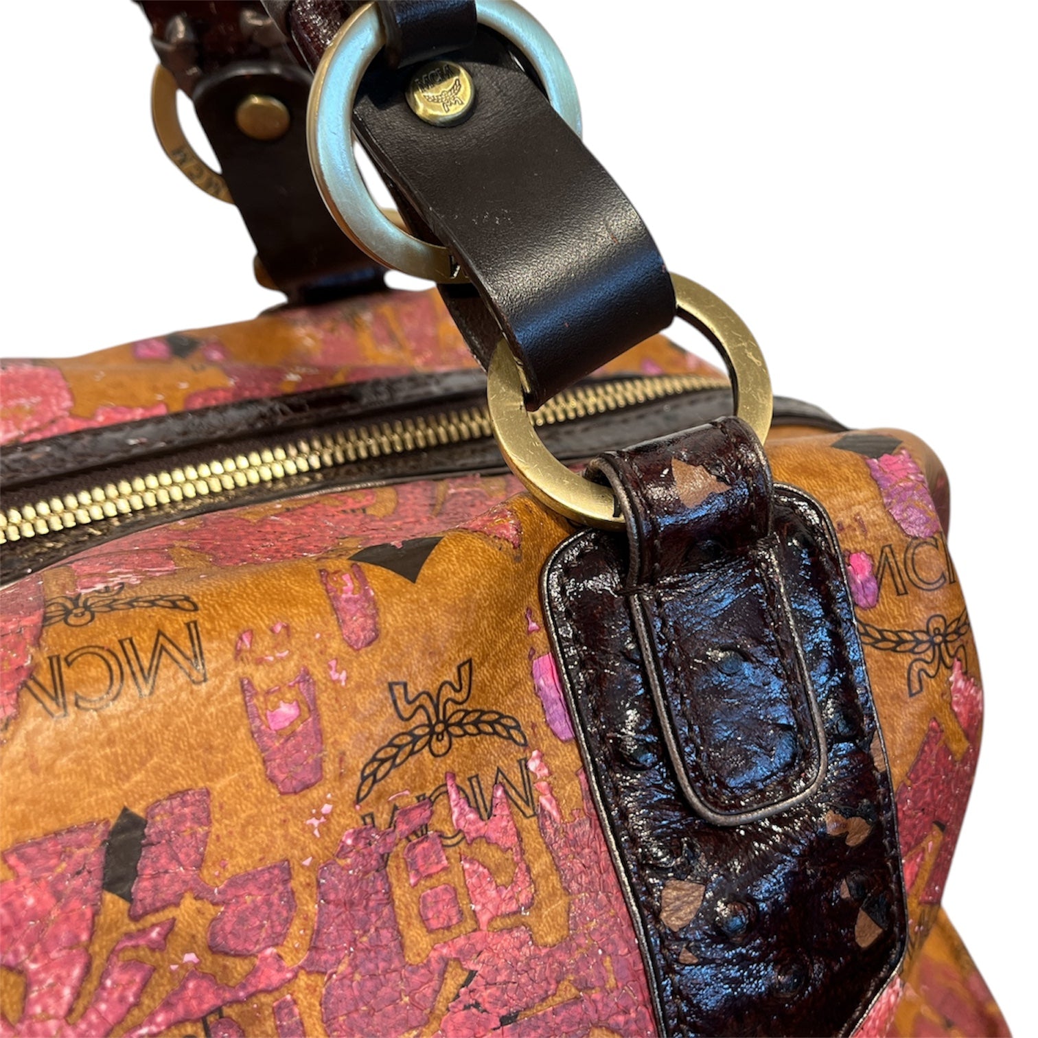 MCM/Hand Bag/Graphic/Leather/CML/PINK GRAPHIC MONOGRAM BAG view 7