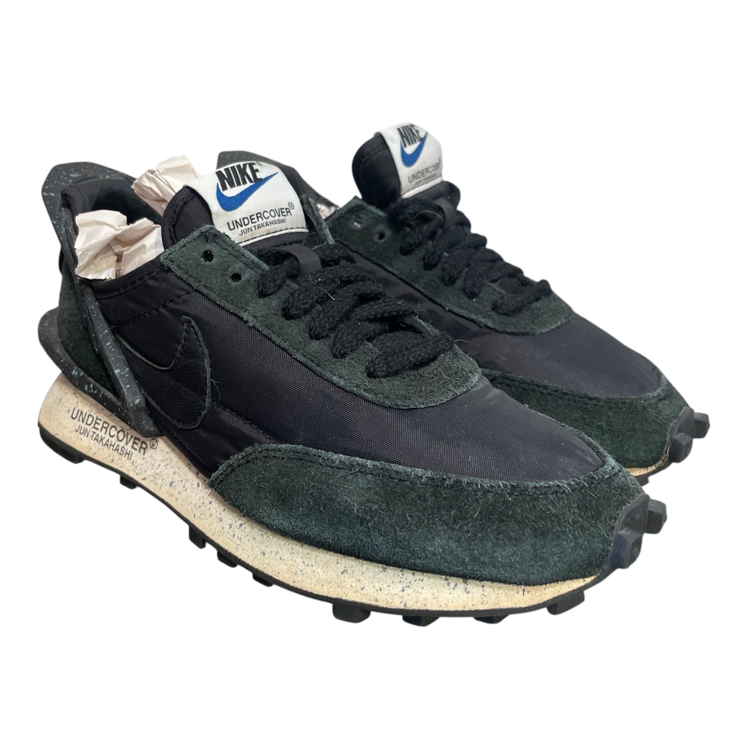 NIKE/UNDERCOVER/Low-Sneakers/US 5/Nylon/BLK/Undercover waffle low view 1