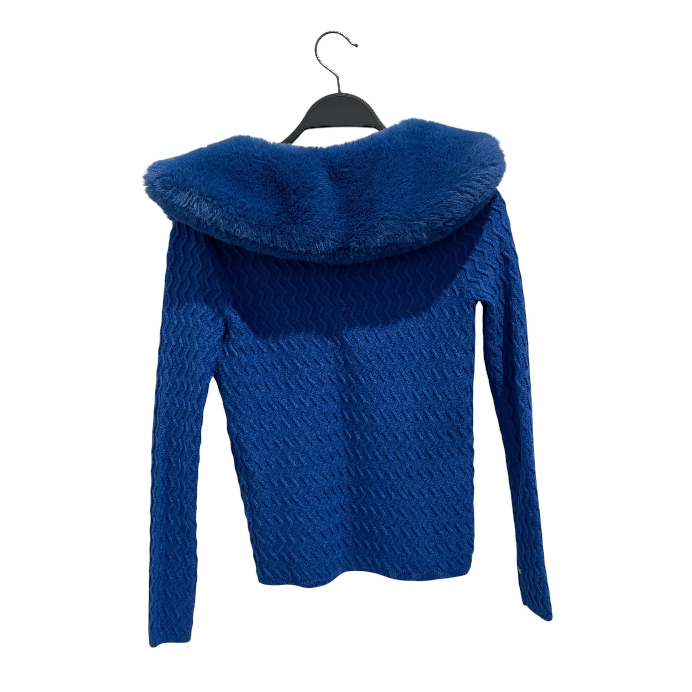 HOUSE OF SUNNY/Cardigan/S/Polyester/BLU/MIDNIGHT SWIRL PEGGY CARDIGAN view 2