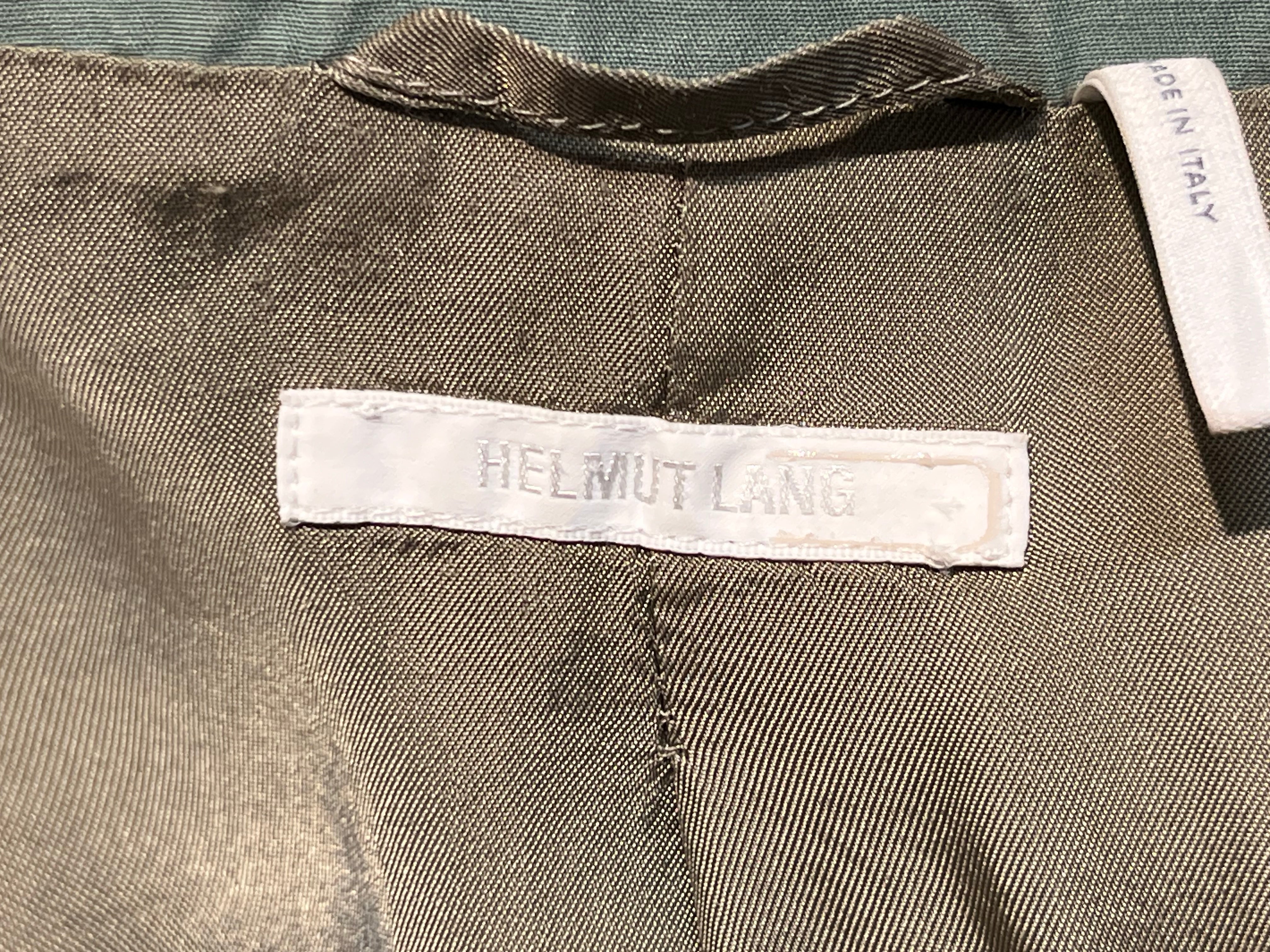 Helmut Lang/Blouson/S/Cotton/GRN/ view 3