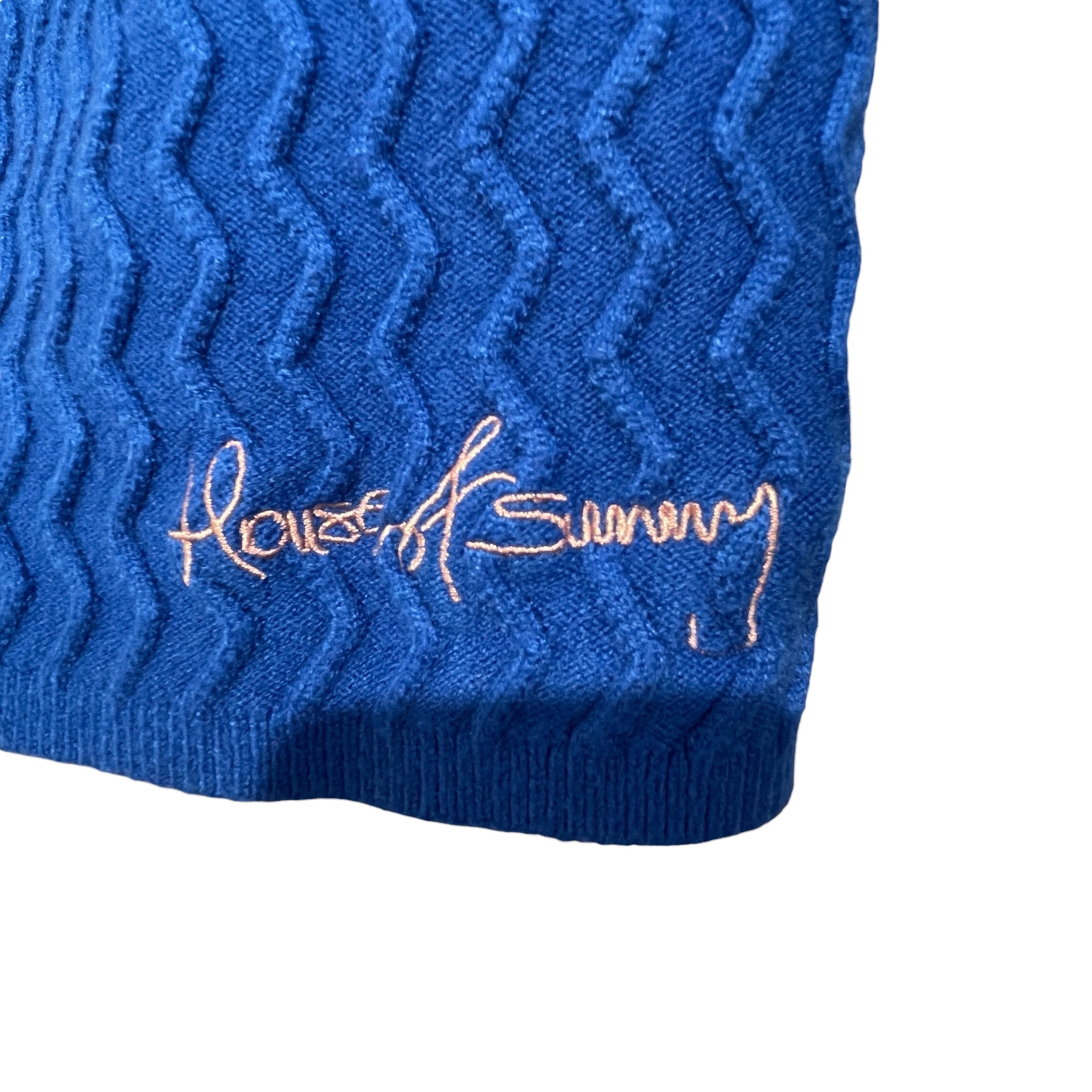 HOUSE OF SUNNY/Cardigan/S/Polyester/BLU/MIDNIGHT SWIRL PEGGY CARDIGAN view 4