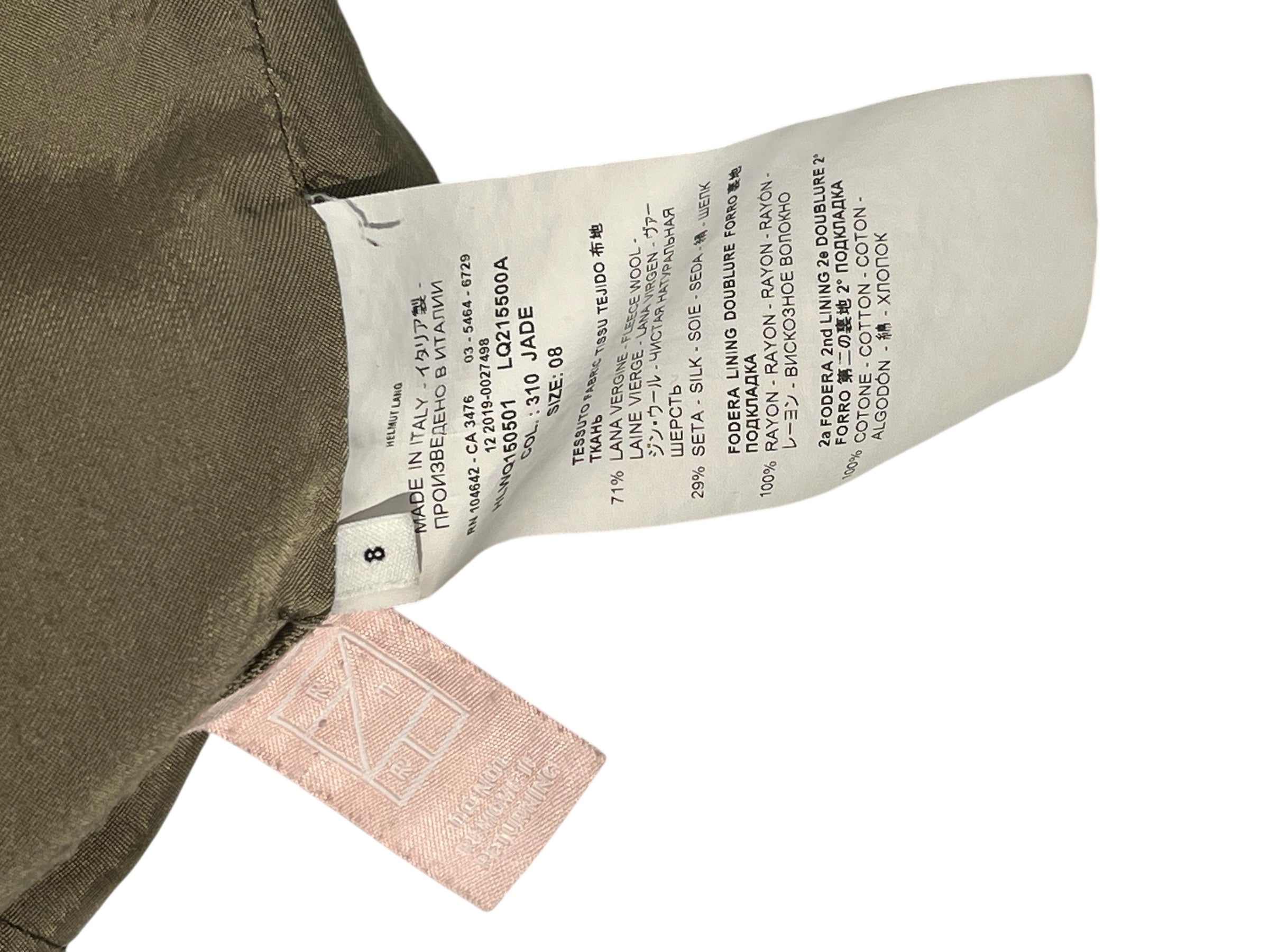 Helmut Lang/Blouson/S/Cotton/GRN/ view 4