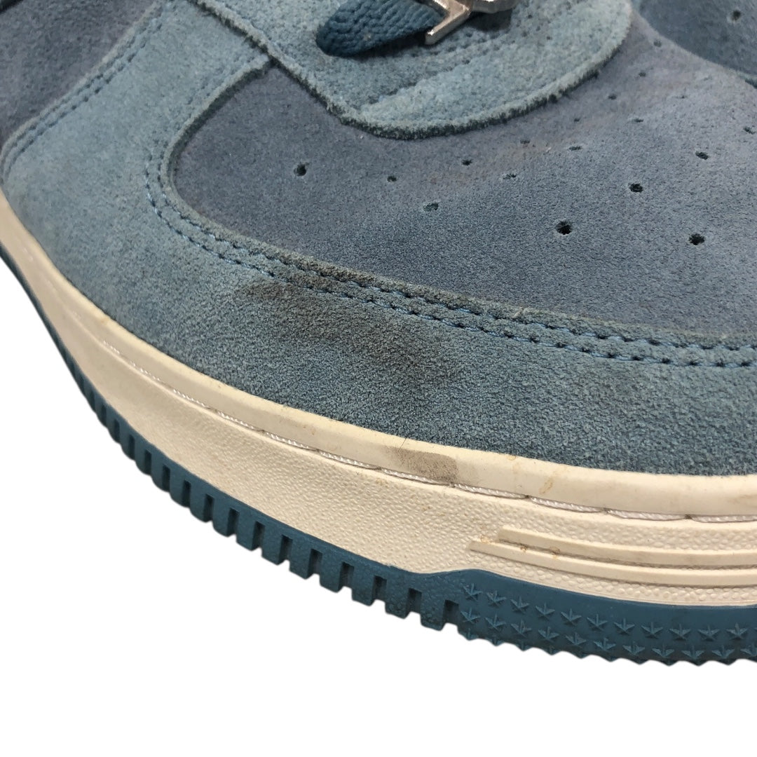 BAPE STA!/Low-Sneakers/US 13/Suede/IDG/light bleue suede view 6