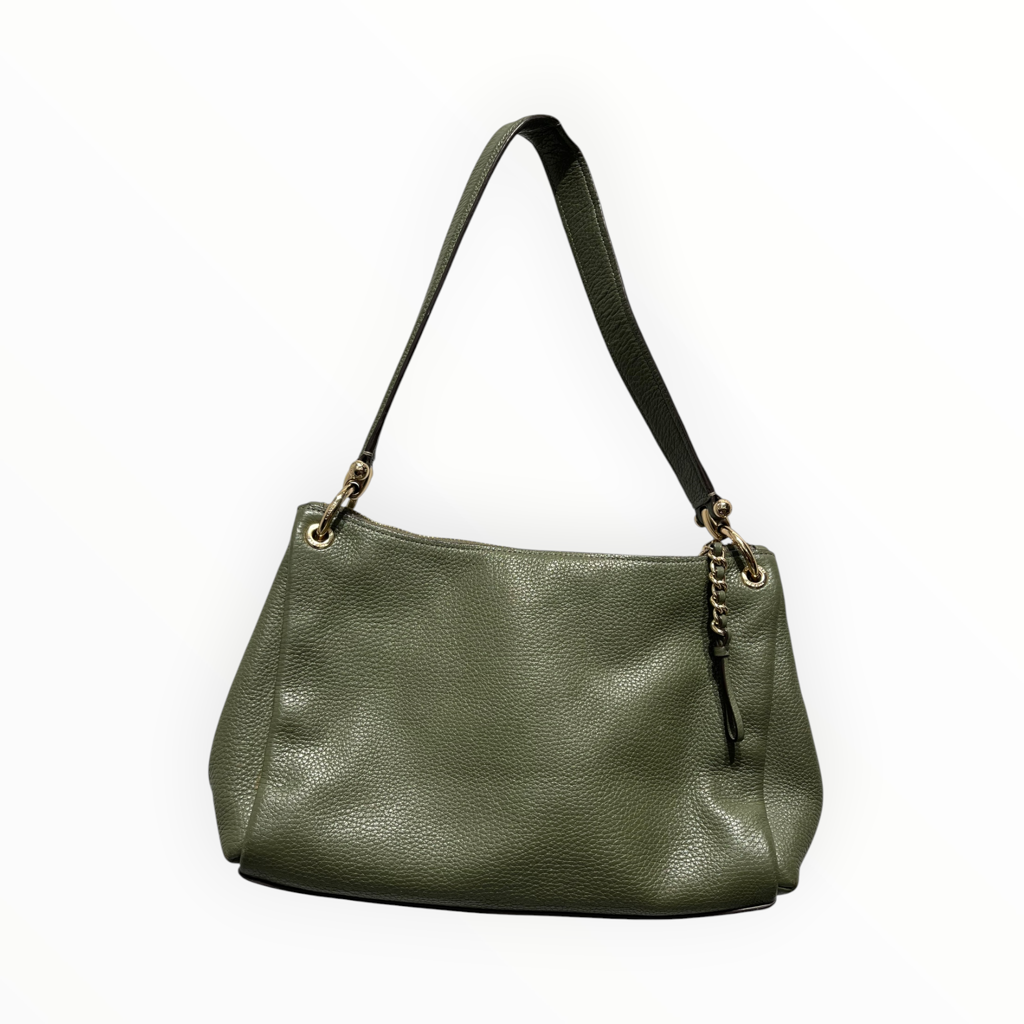 COACH/Bag/Leather/GRN/Signature view 2