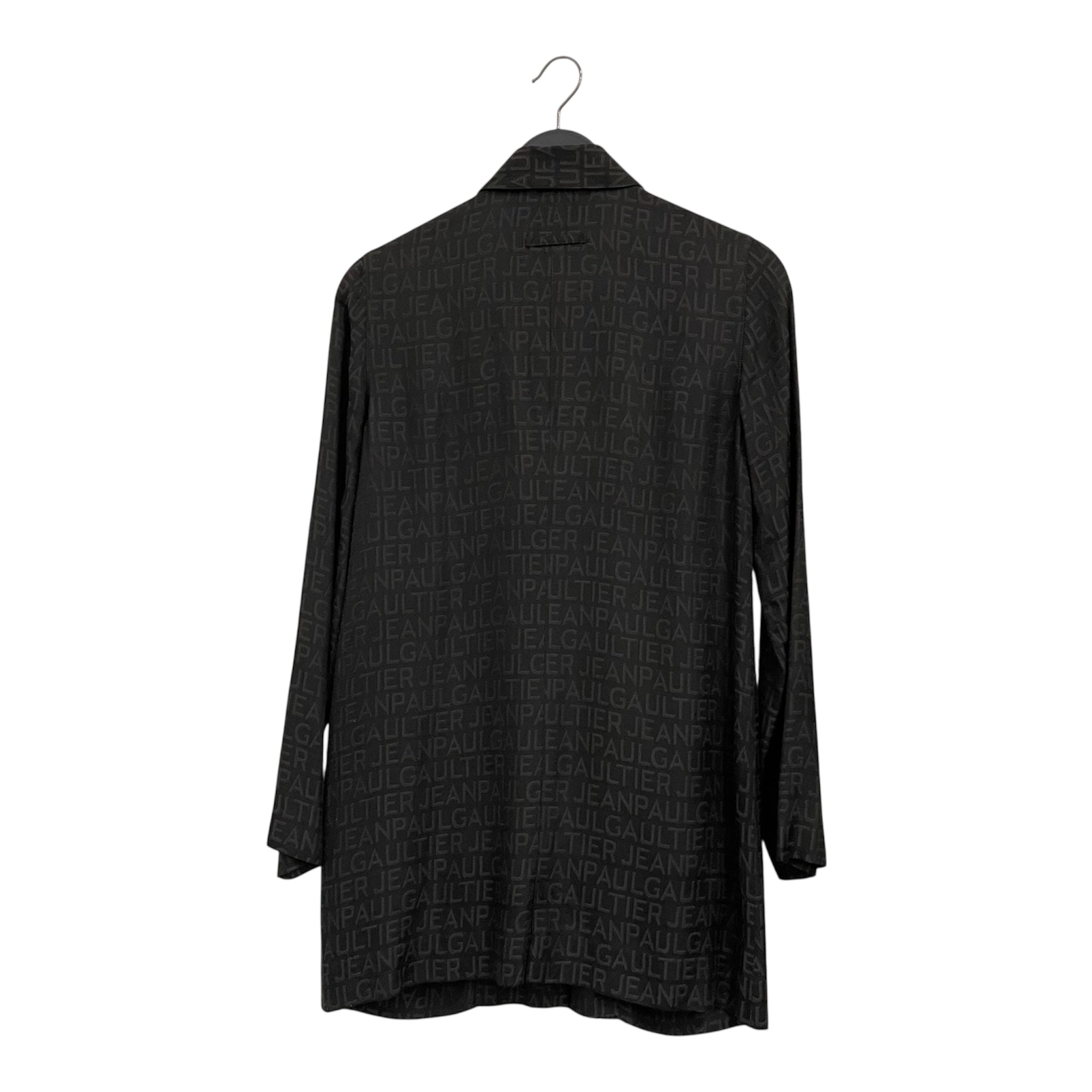 Jean Paul Gaultier/LS Shirt/42/All Over Print/Cotton/BLK/MONOGRAM SHIRT view 2