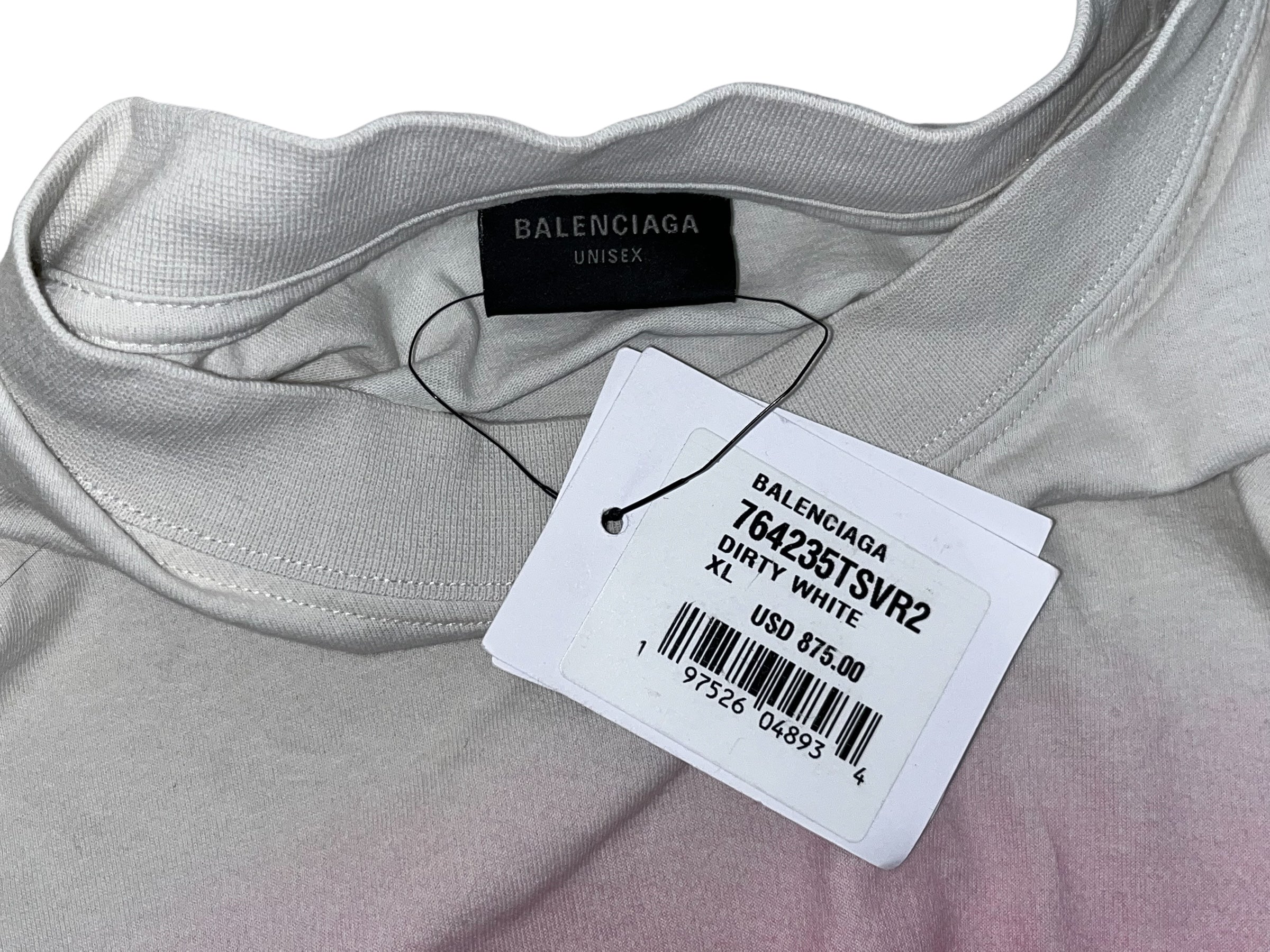 BALENCIAGA/T-Shirt/L/Cotton/WHT/ view 3