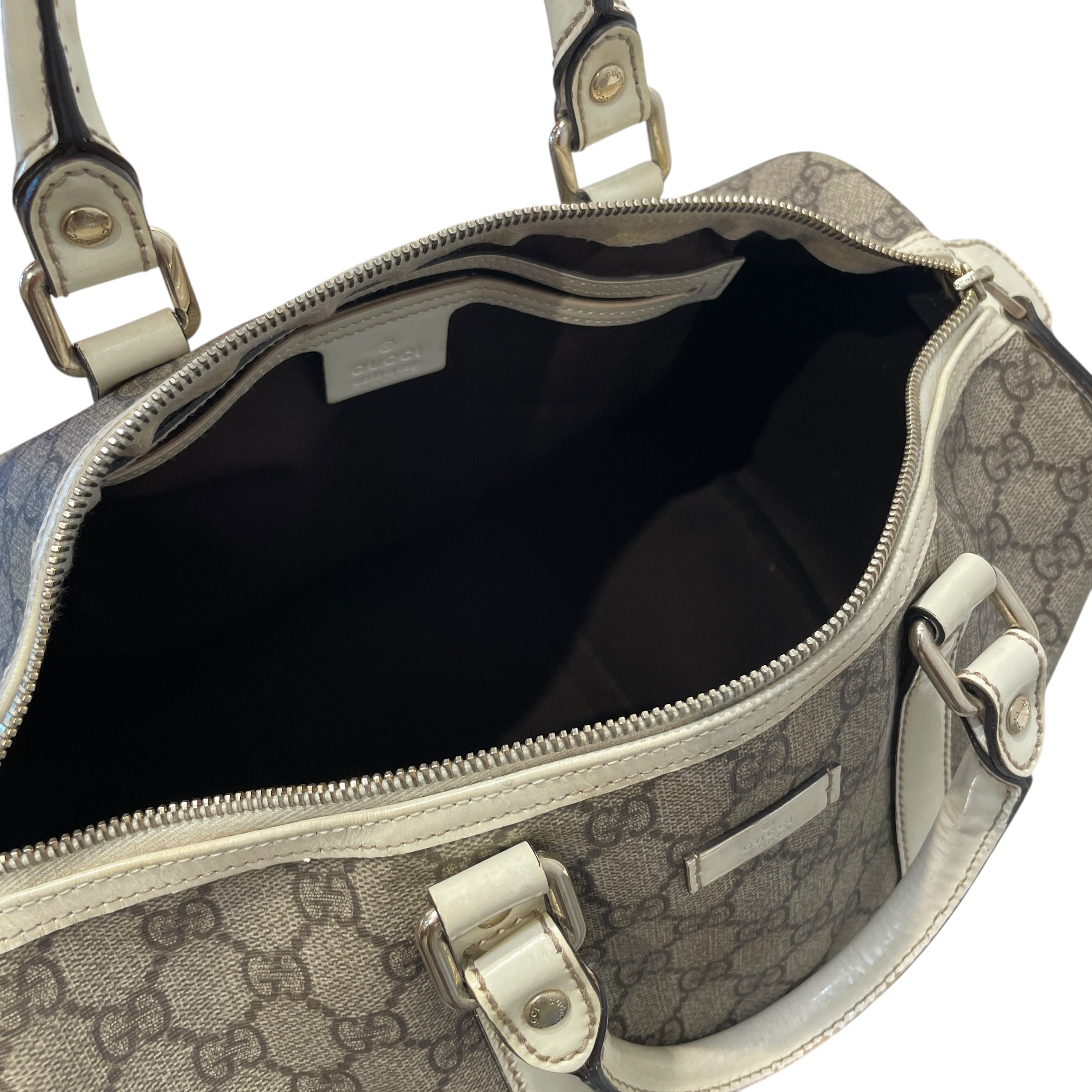 GUCCI/Hand Bag/Monogram/Leather/CRM/Beige GG Supreme Joy Bag view 7