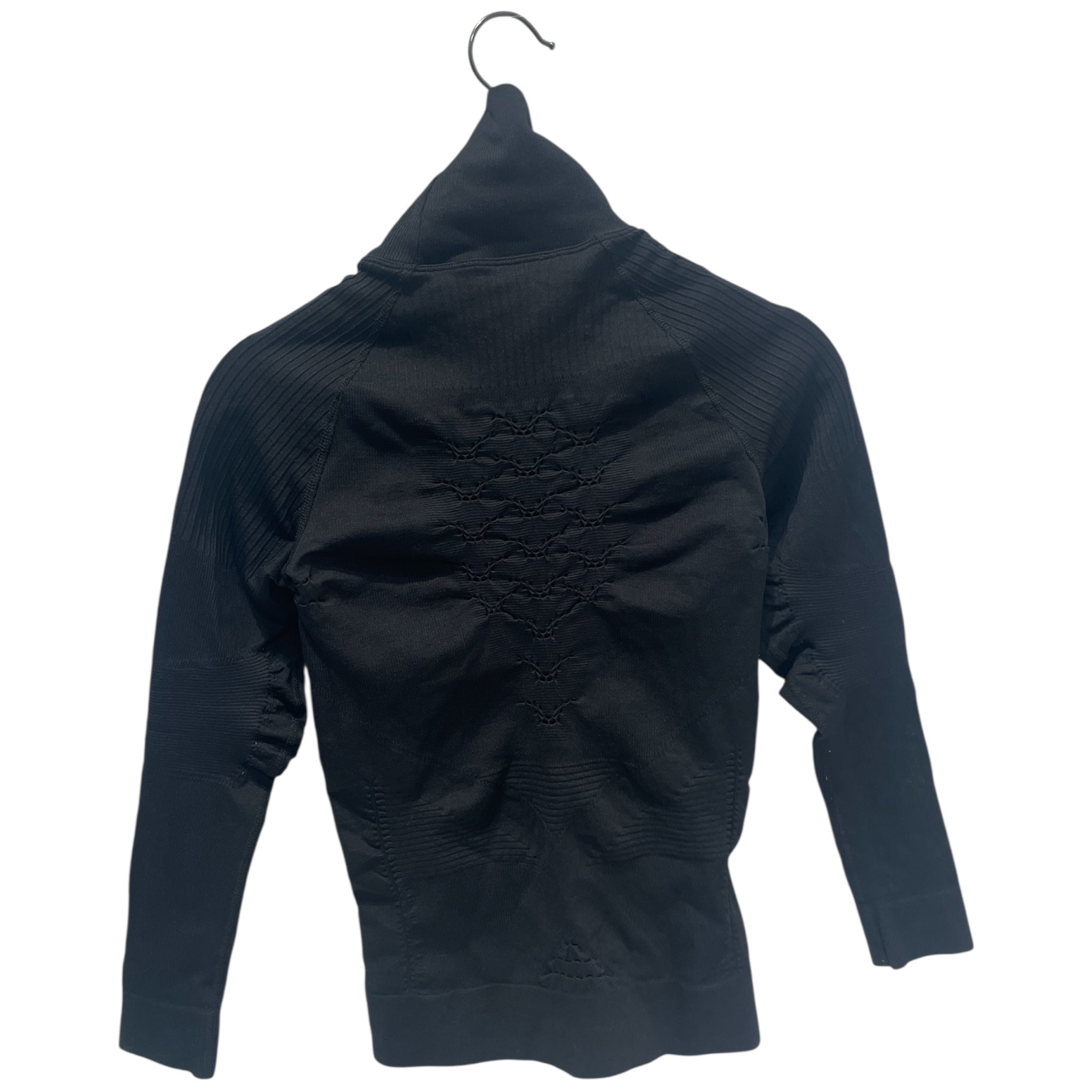 BALENCIAGA/LS T-Shirt/S/Polyester/BLK/Sporty B Highneck Althletic LS view 2