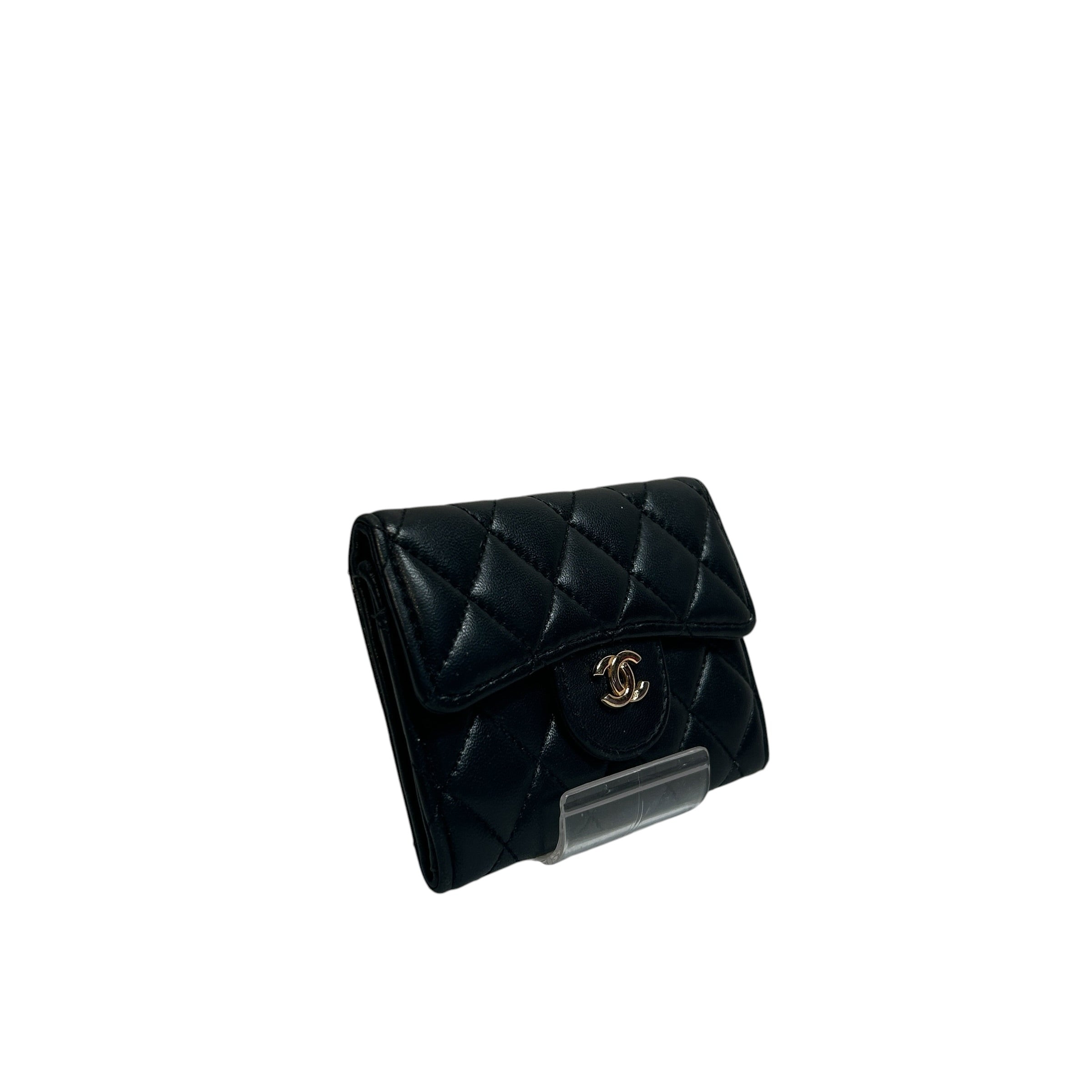 CHANEL/Coin Wallet/Leather/BLK/L's/flap coin holder view 6