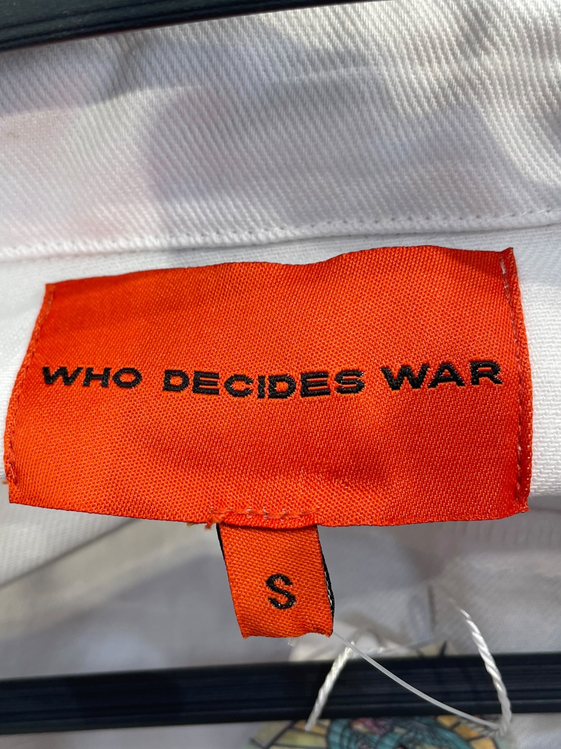 WHO DECIDES WAR/Jacket/S/WHT/lacey jacket view 3