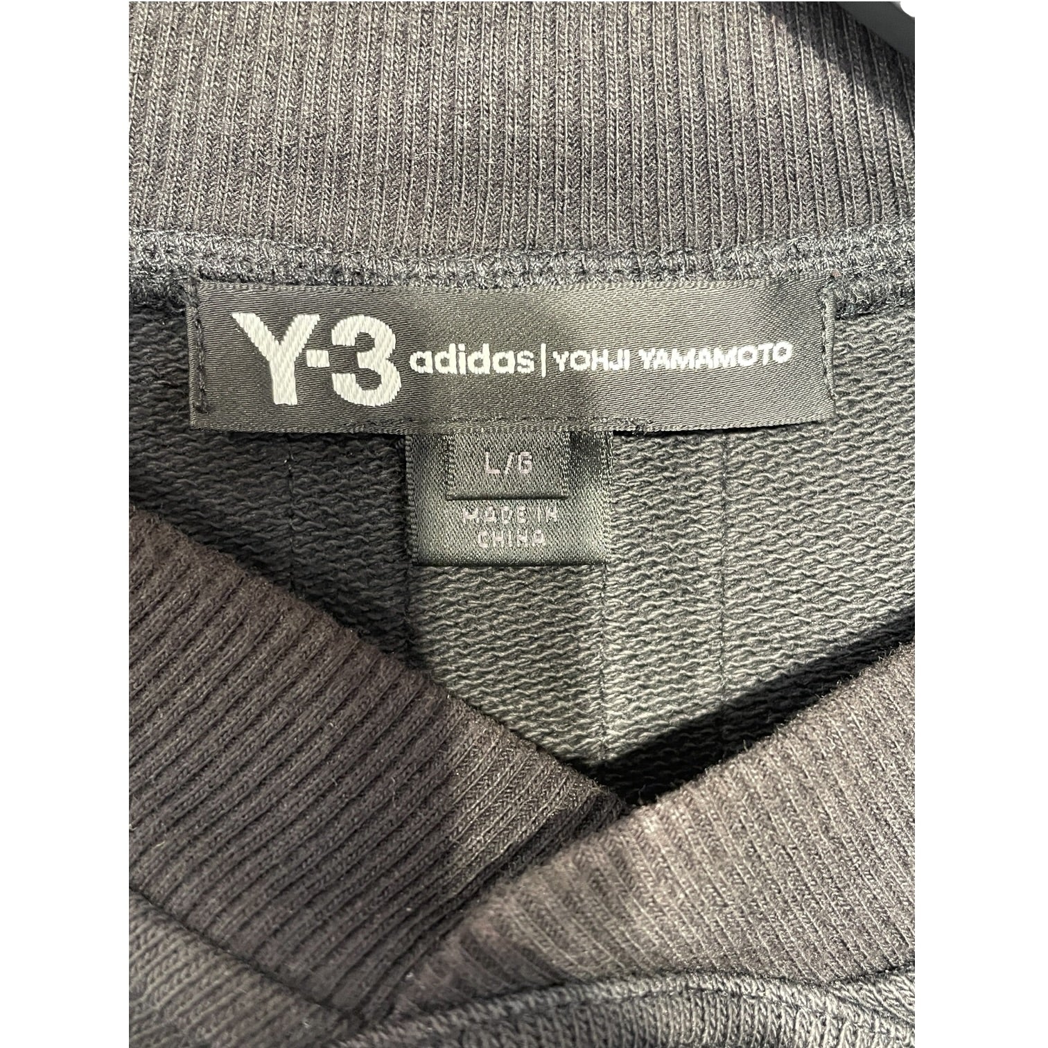 Y-3/Sweater/L/Cotton/BLK/Oversize/Y-3 CREWNECK SWEATSHIRT view 3