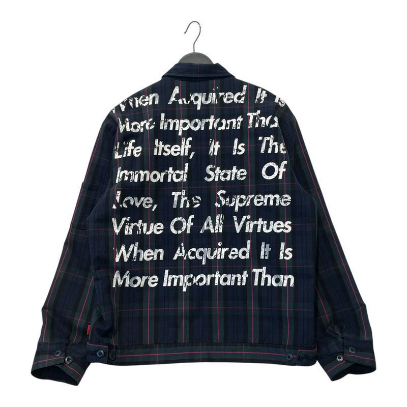 Supreme/JUNYA WATANABE COMME des GARCONS MAN/Jacket/M/Cotton/BLU