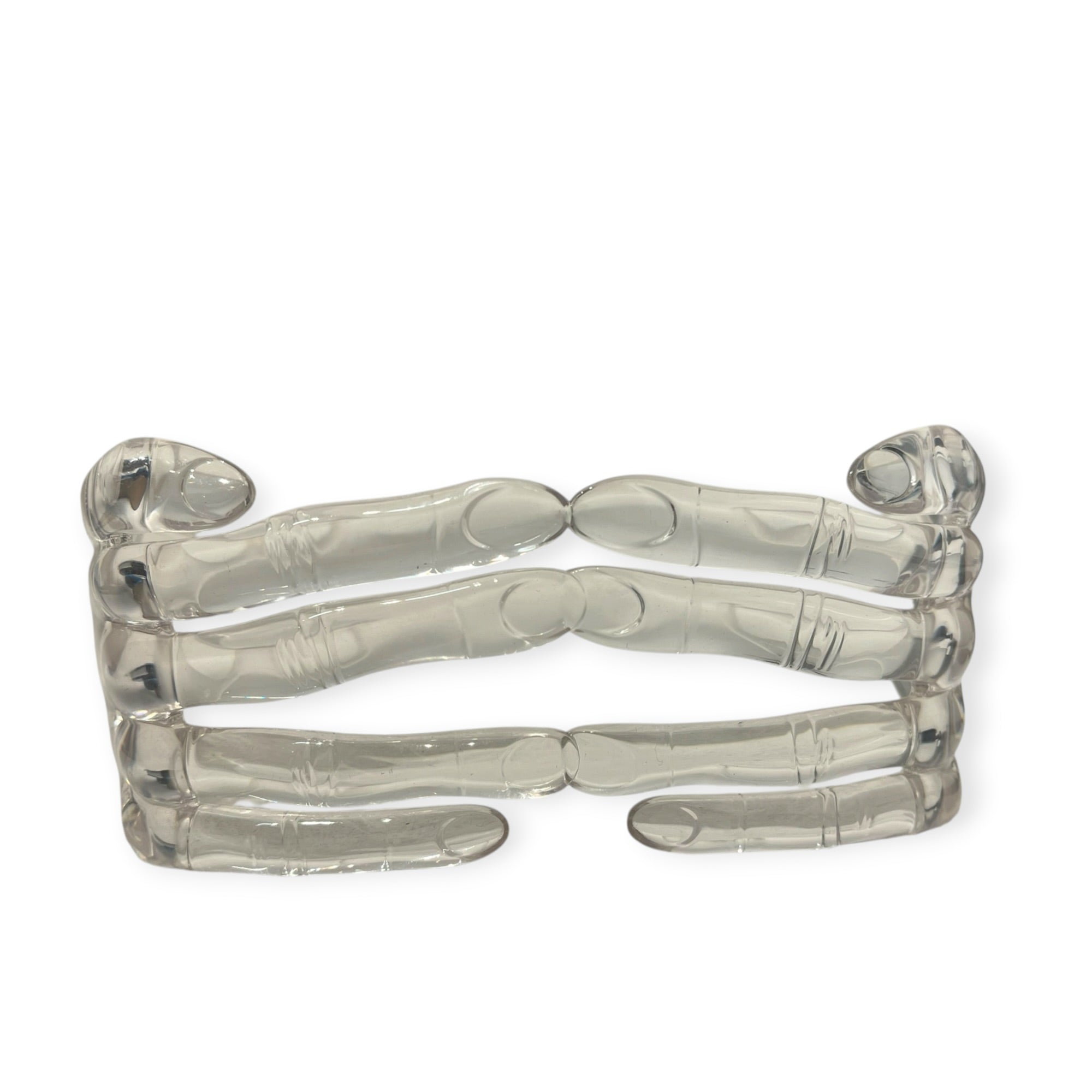 JEREMY SCOTT/Sunglasses/Plastic/CLR/M's/CLEAR ACETATE HAND FRAMES view 1
