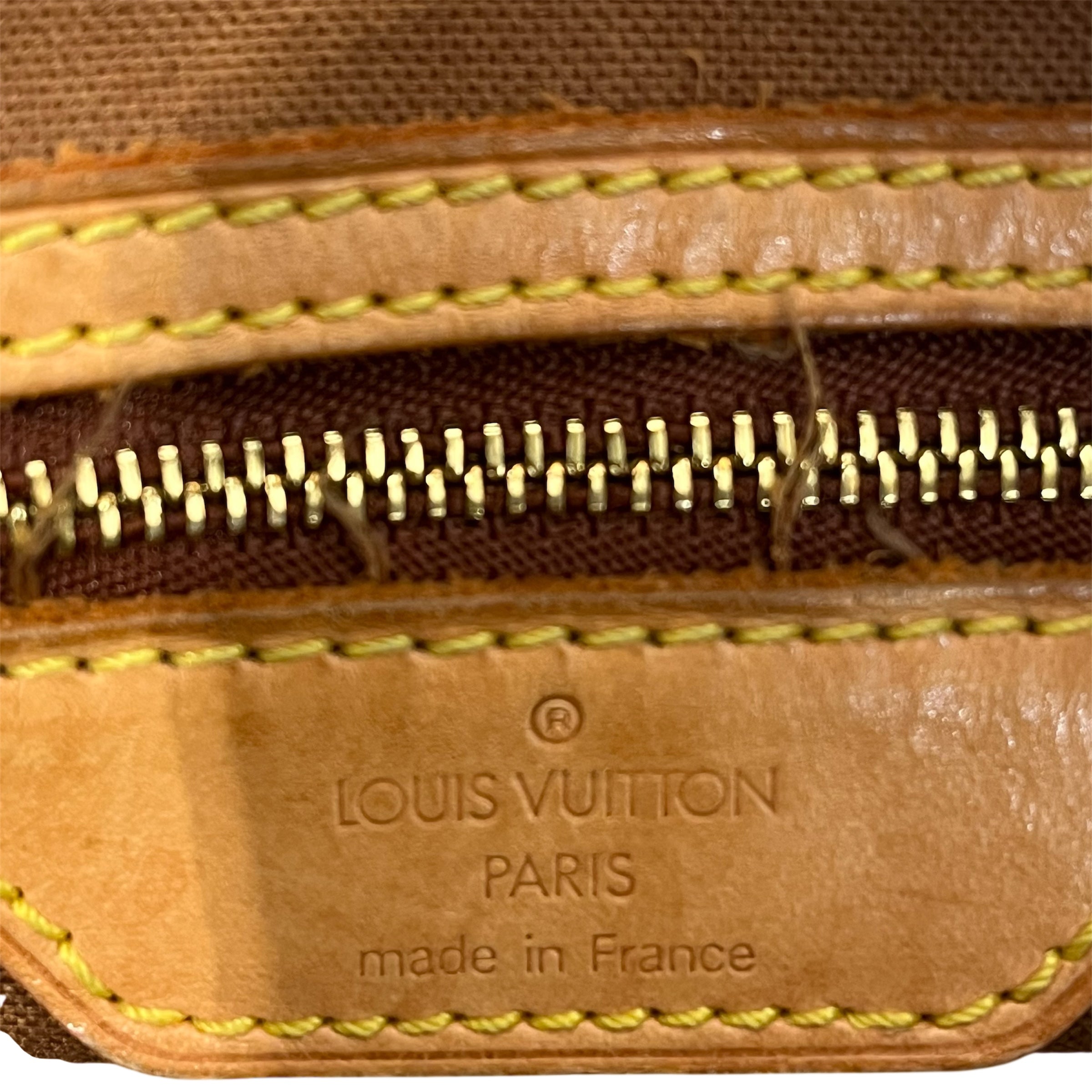 LOUIS VUITTON/Tote Bag/Monogram/Leather/BRW/HIPPO view 3