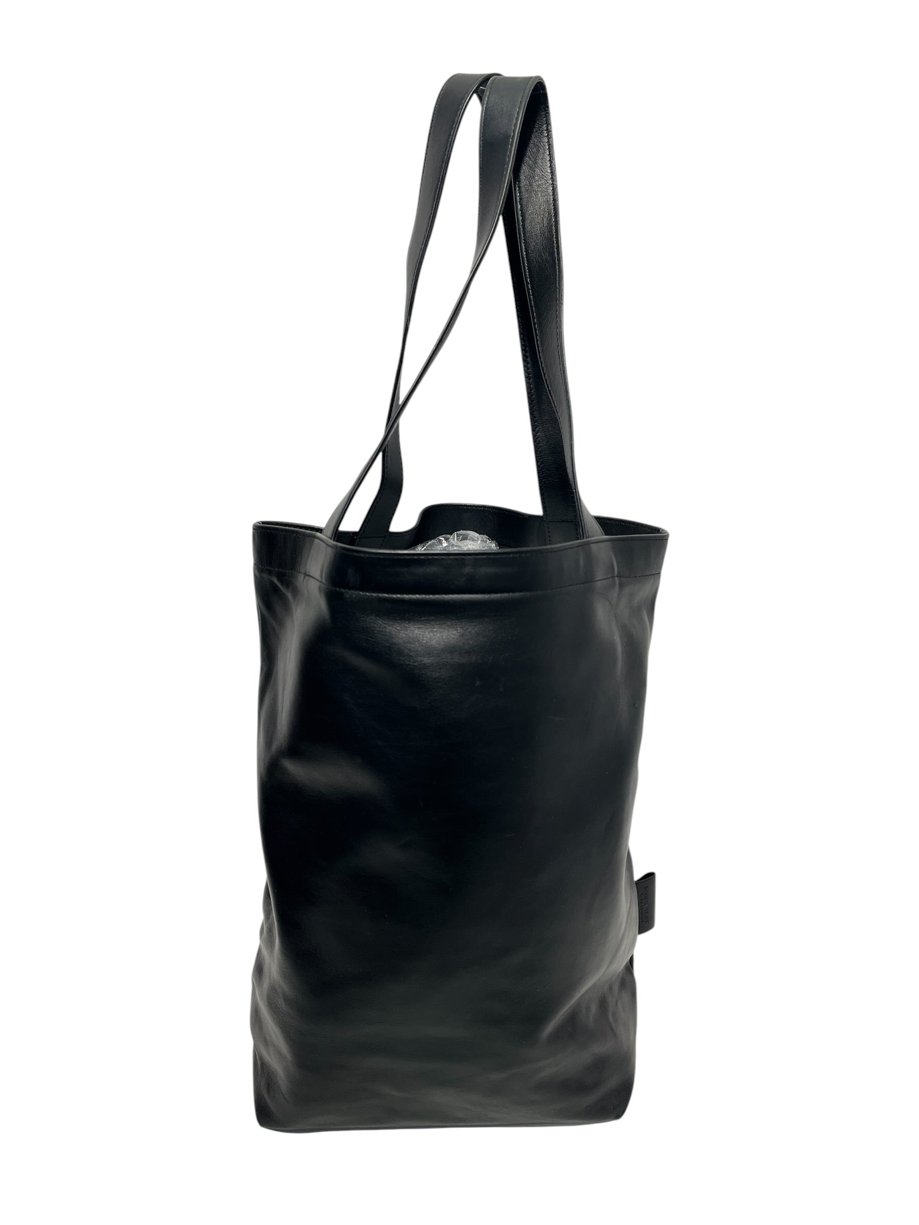 BOTTEGA VENETA/Tote Bag/Leather/BLK/STRAND view 3