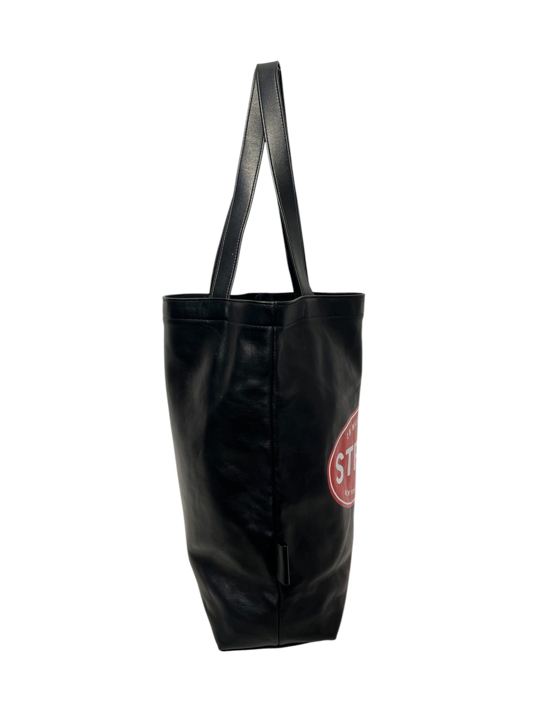 BOTTEGA VENETA/Tote Bag/Leather/BLK/STRAND view 4