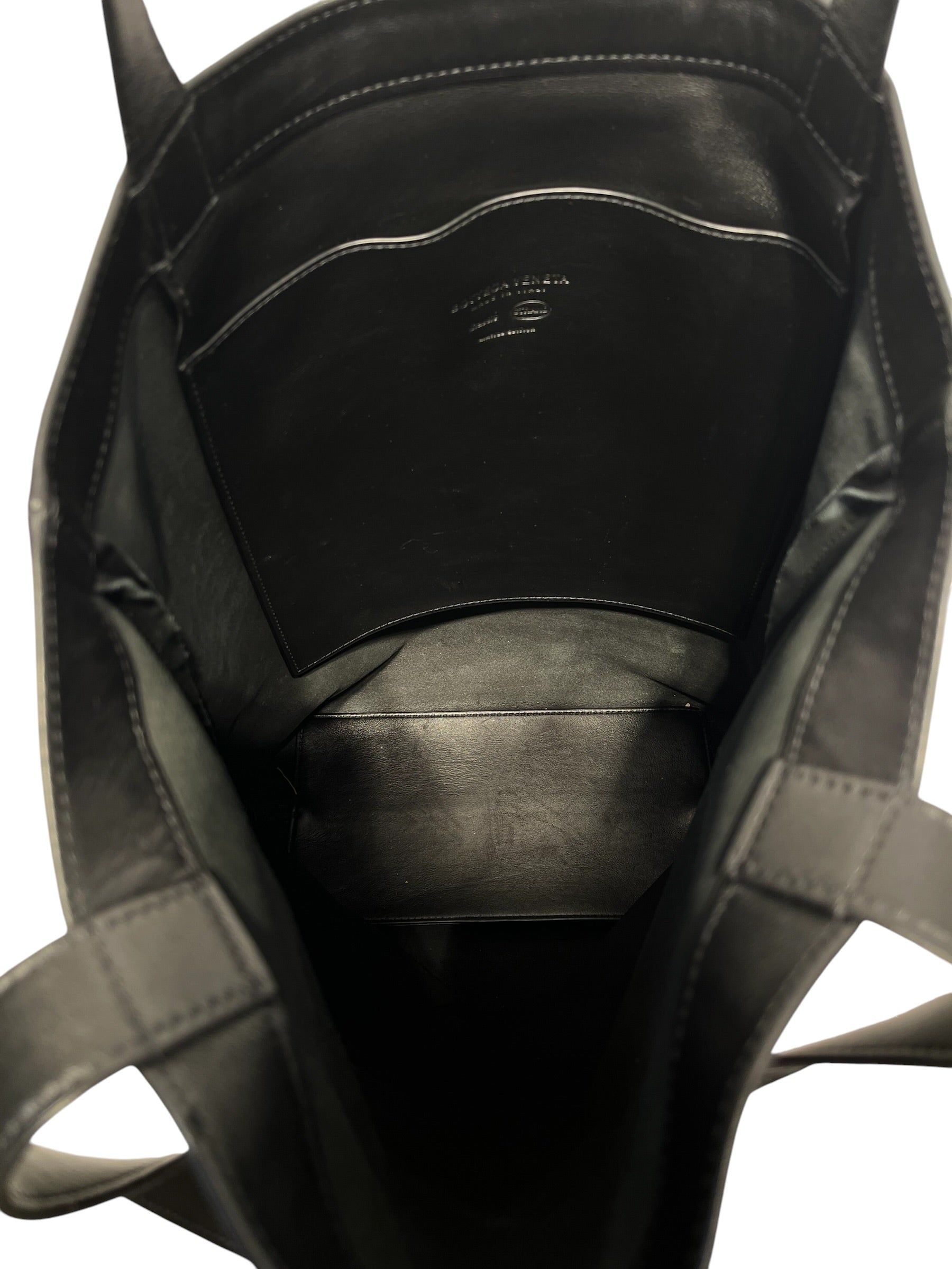 BOTTEGA VENETA/Tote Bag/Leather/BLK/STRAND view 5
