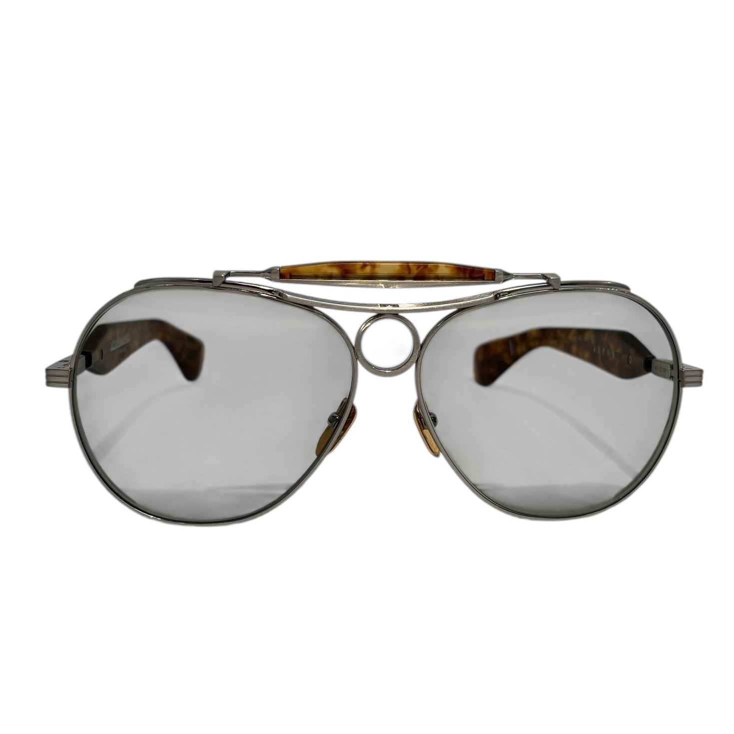 JACQUES MARIE MAGE/Sunglasses/Tortoiseshell Pattern/SLV/ASPEN view 1