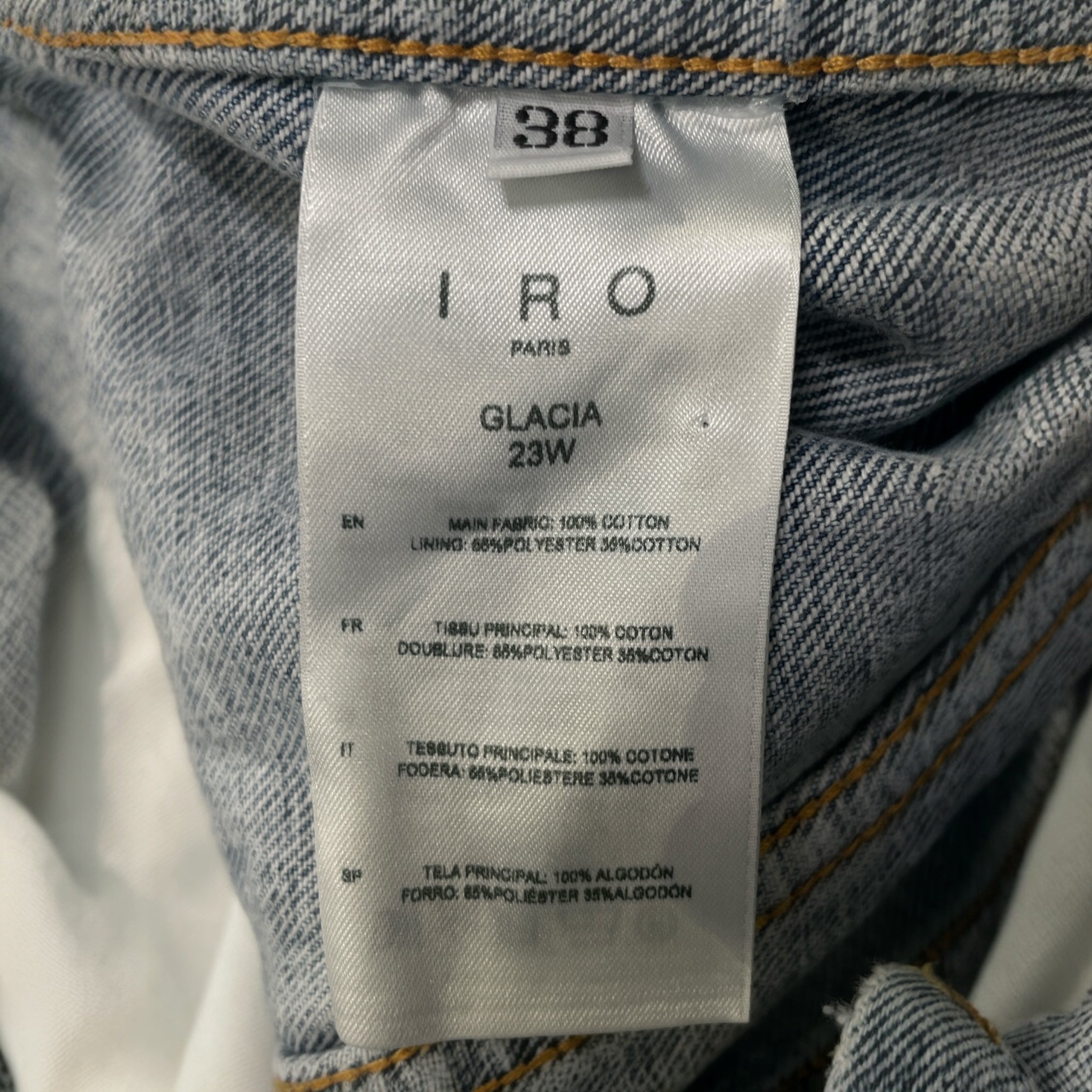 Iro Paris/Denim Jkt/38/Denim/IDG/ view 4