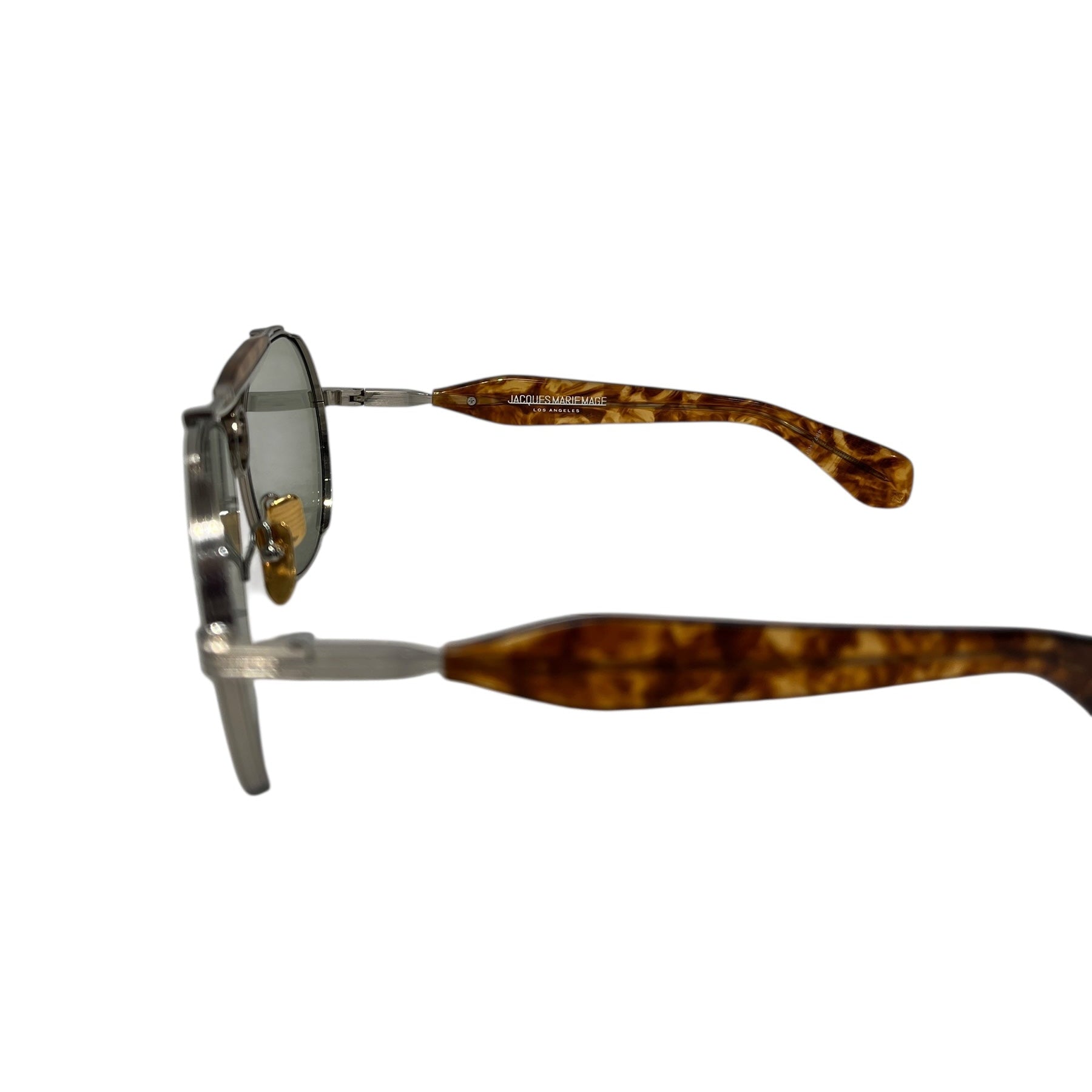 JACQUES MARIE MAGE/Sunglasses/Tortoiseshell Pattern/SLV/ASPEN view 2