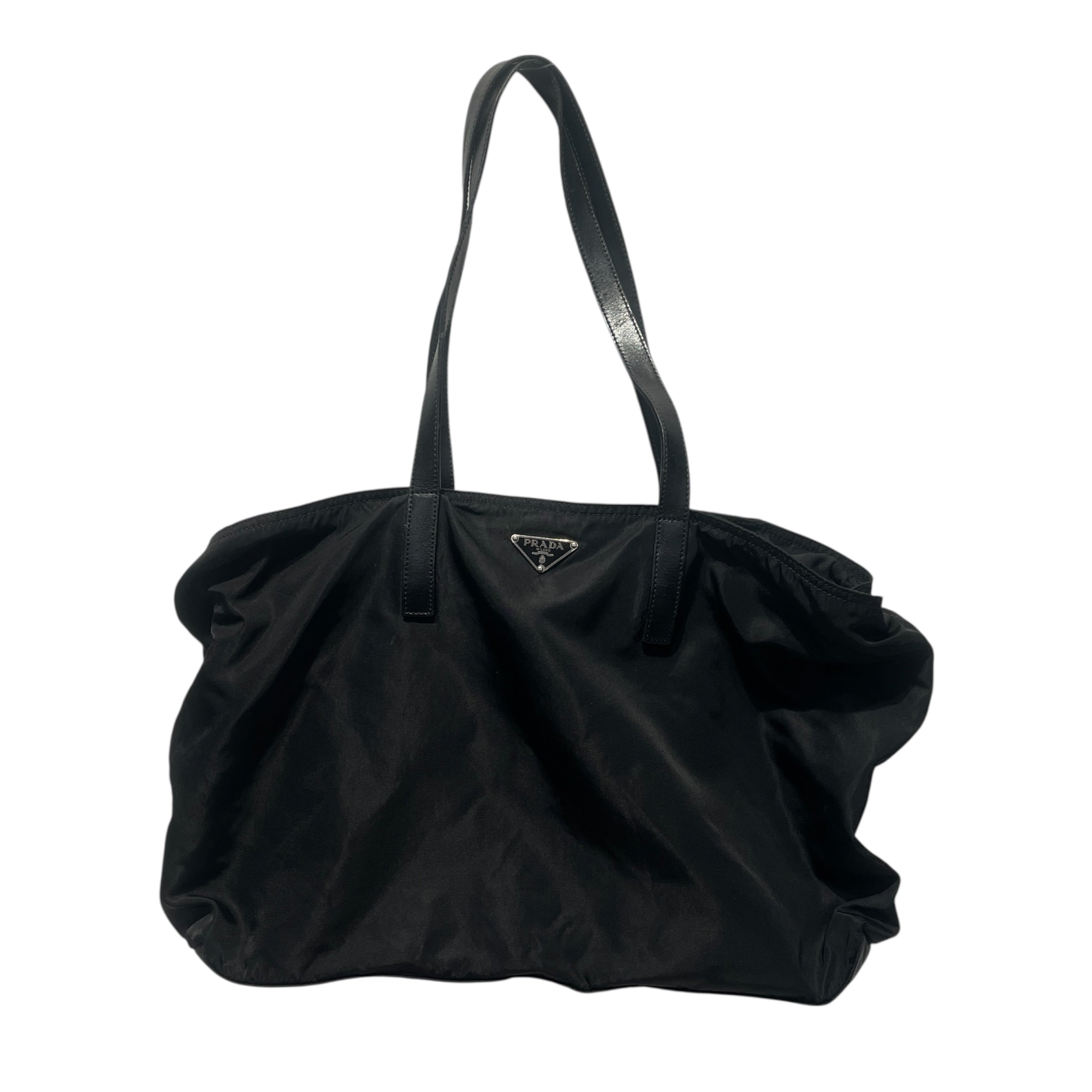 PRADA/Tote Bag/Nylon/BLK/Tessuto Shoulder Bag view 1